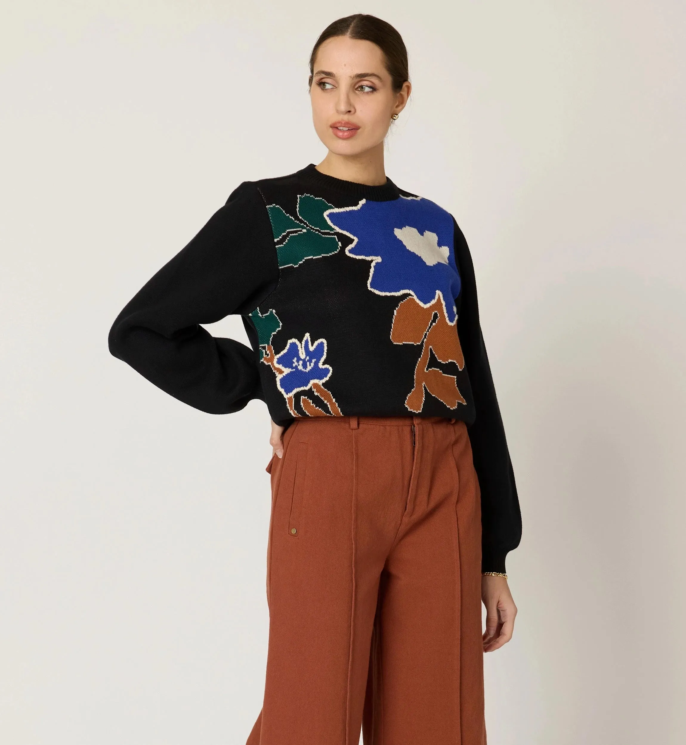 Emory Sweater | Mariposa/Black sold by Cleobella product image thumbnail 2