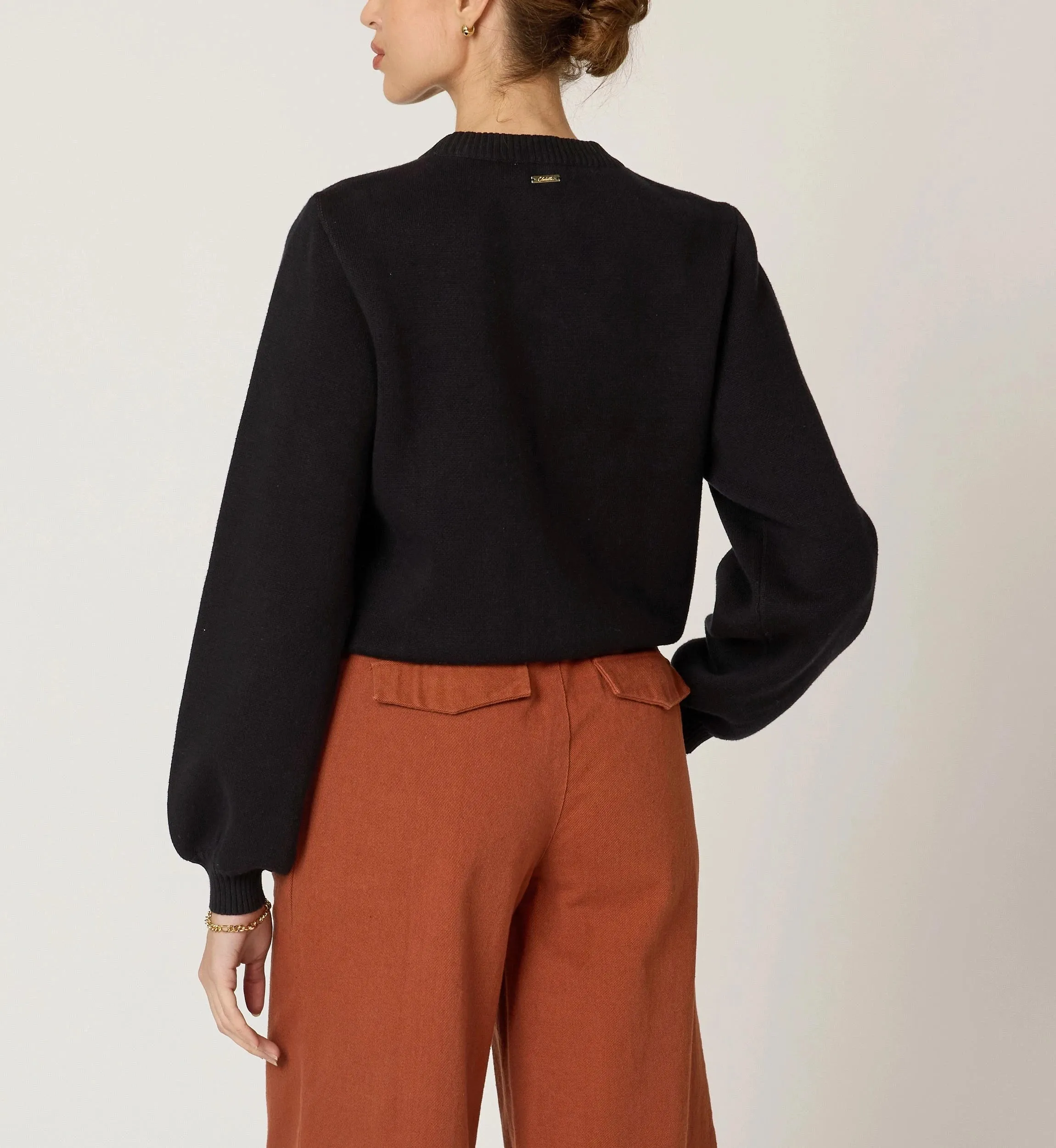 Emory Sweater | Mariposa/Black sold by Cleobella product image thumbnail 4