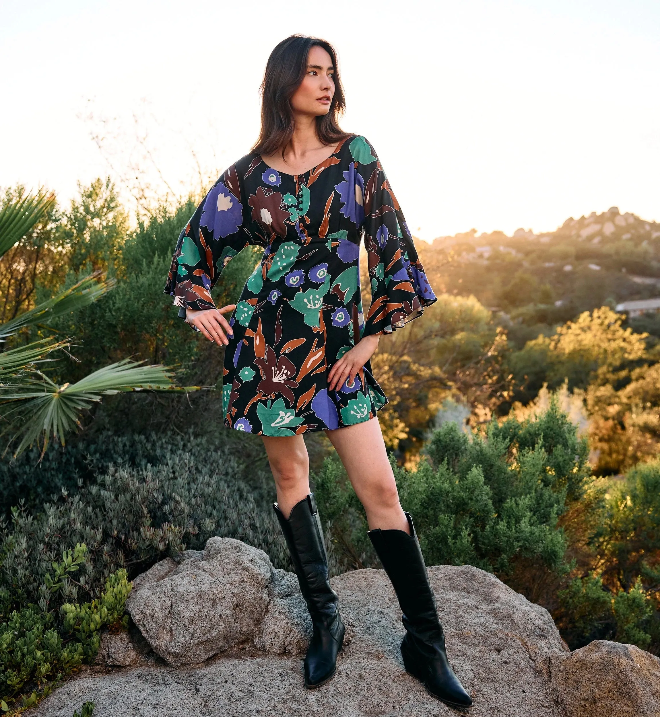 Keeva Mini Dress | Mariposa sold by Cleobella