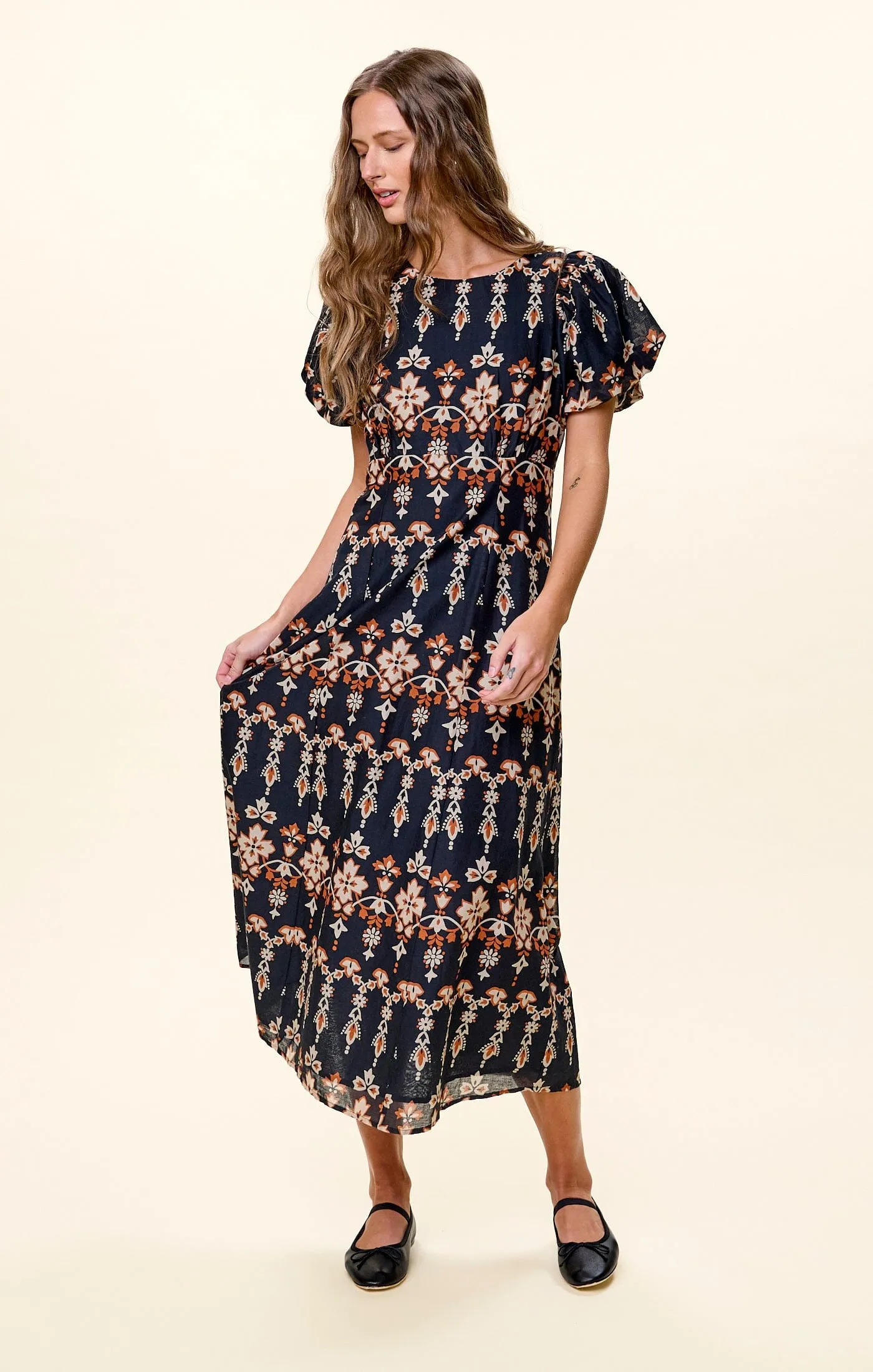 Leslie Midi Dress | La Vie sold by Cleobella