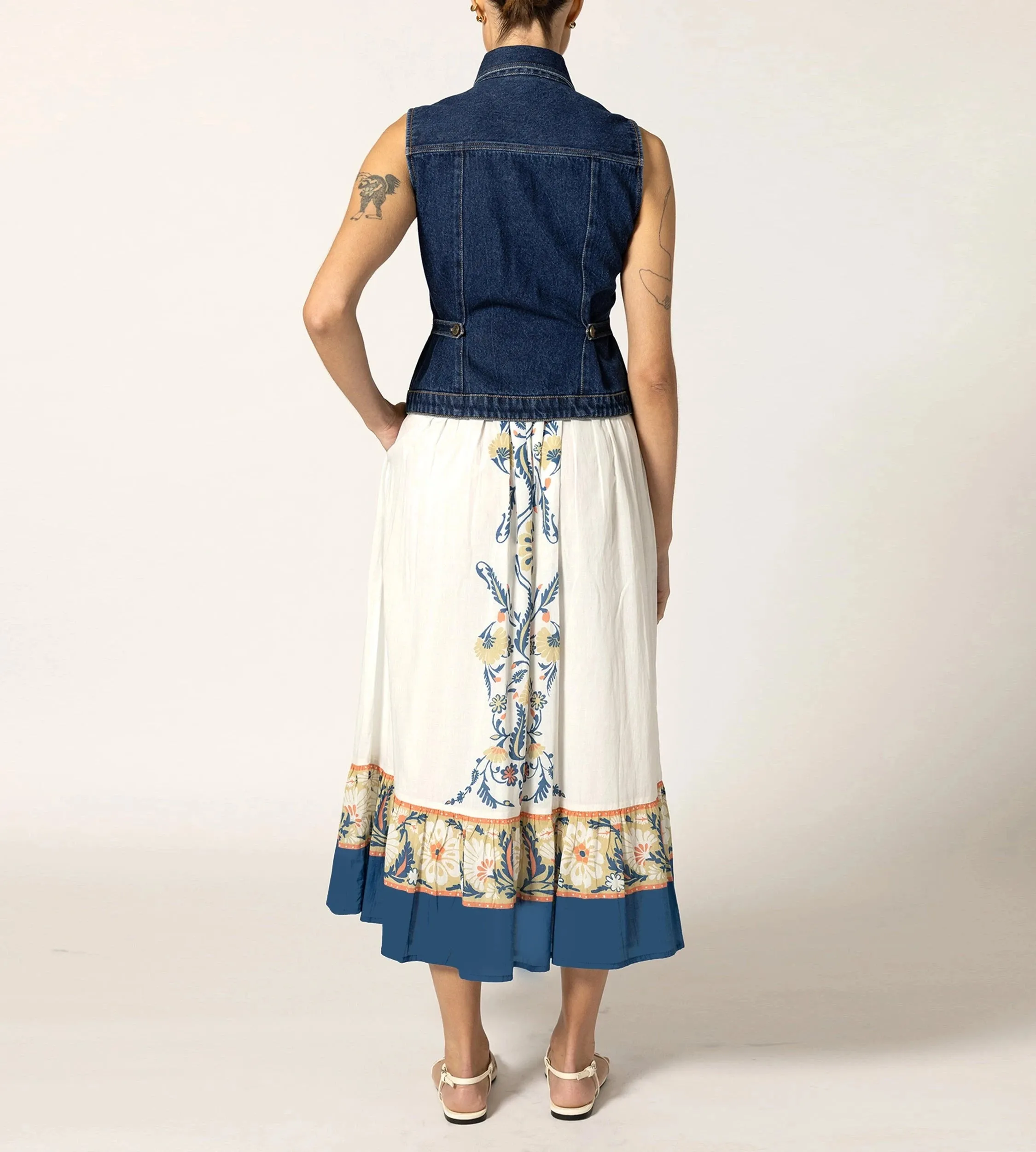 Matilda Ankle Skirt | Monaco sold by Cleobella product image thumbnail 2