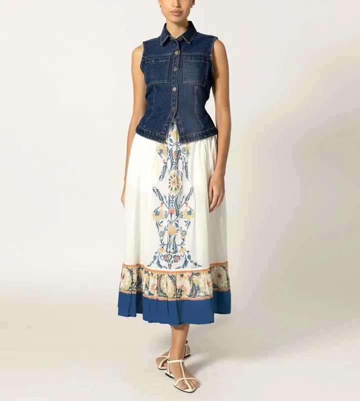 Matilda Ankle Skirt | Monaco sold by Cleobella