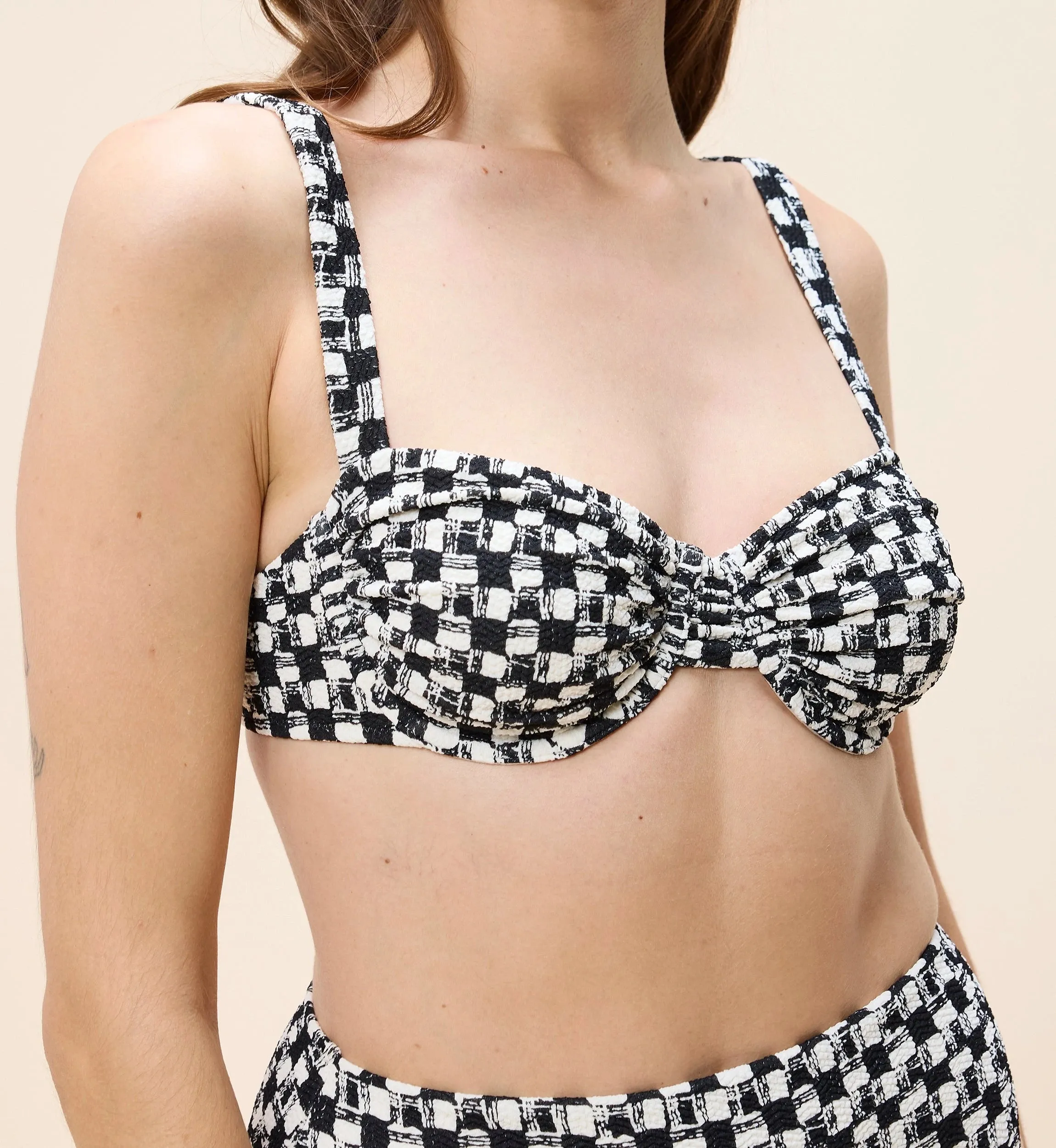 Beckett Top | Ivory/Black sold by Cleobella product image thumbnail 2