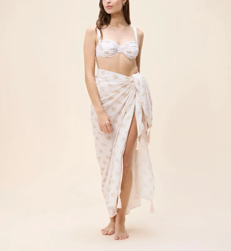 Destiny Sarong | Ditsy Shell sold by Cleobella