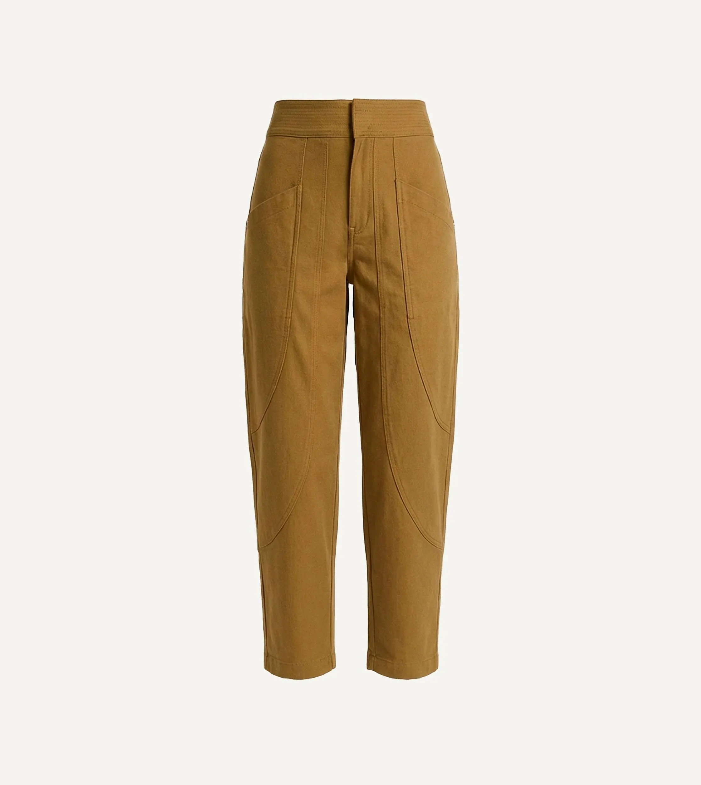 Leo Pant | Dull Gold sold by Cleobella