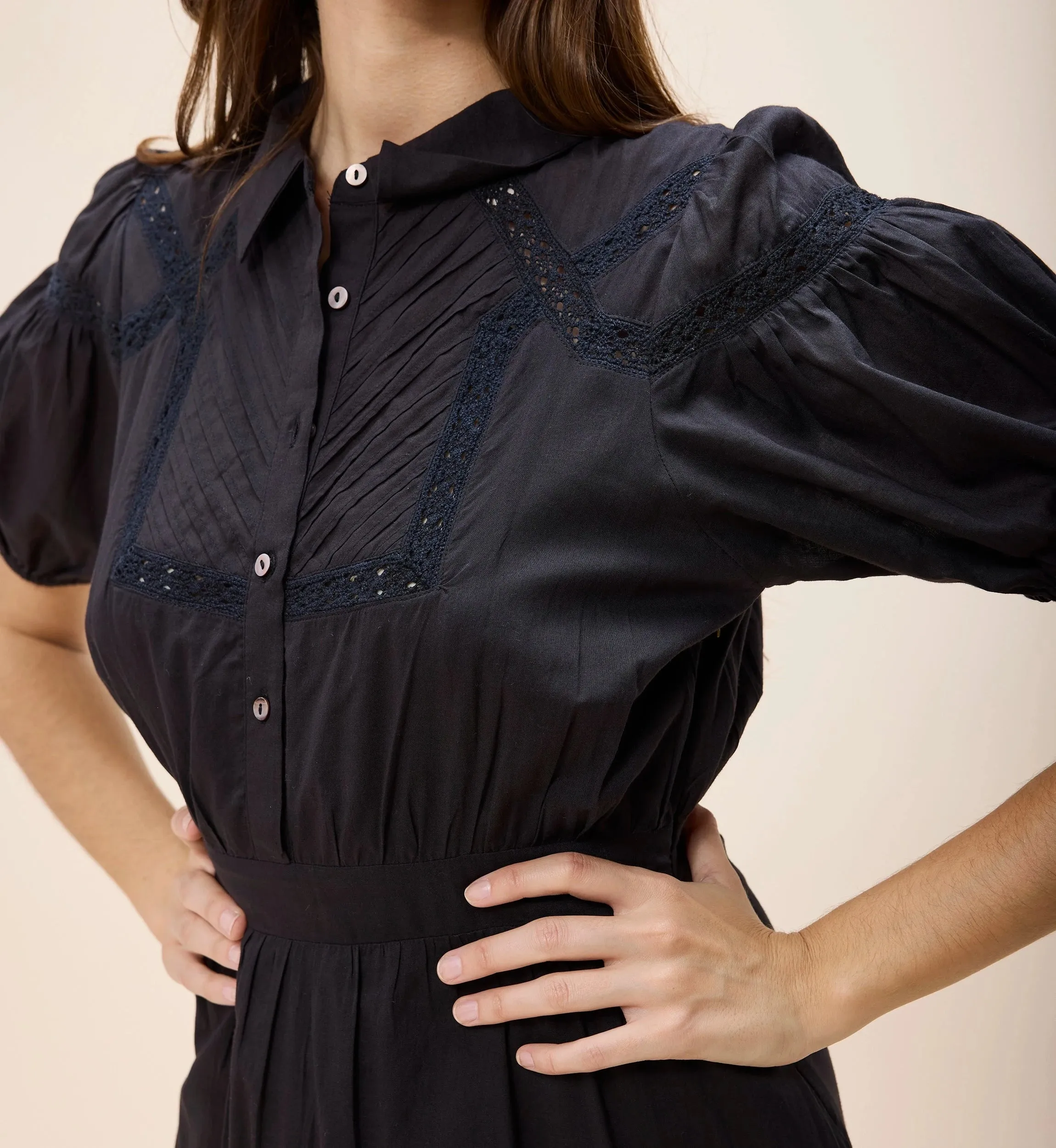 Milla Ankle Dress | Black sold by Cleobella product image thumbnail 4