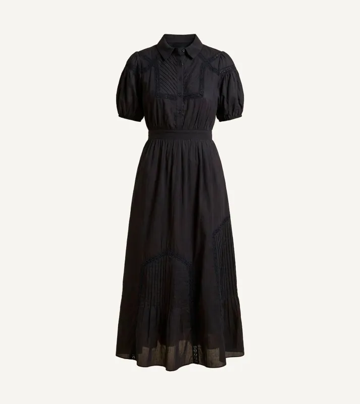 Milla Ankle Dress | Black sold by Cleobella