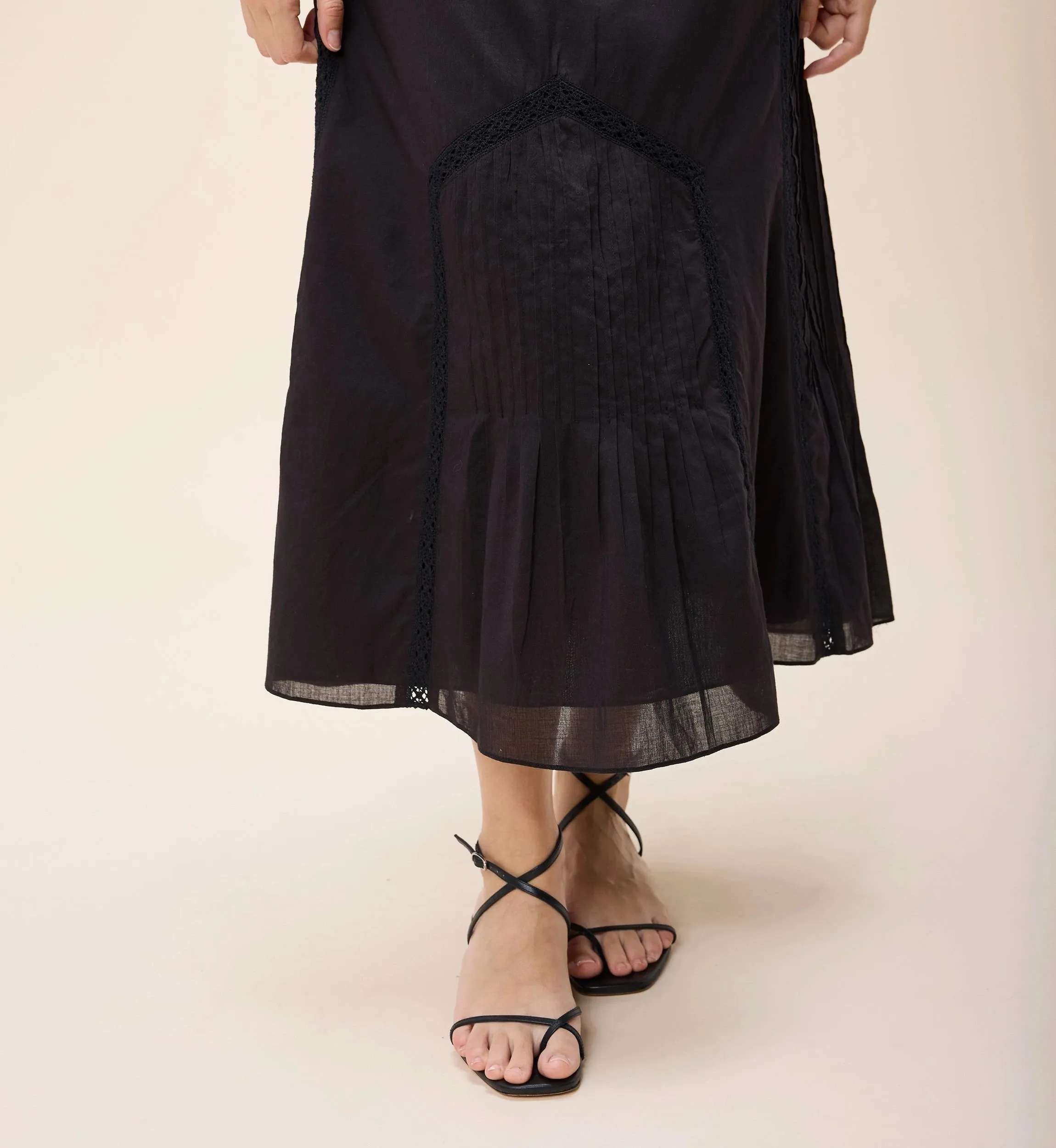 Milla Ankle Dress | Black sold by Cleobella product image thumbnail 5