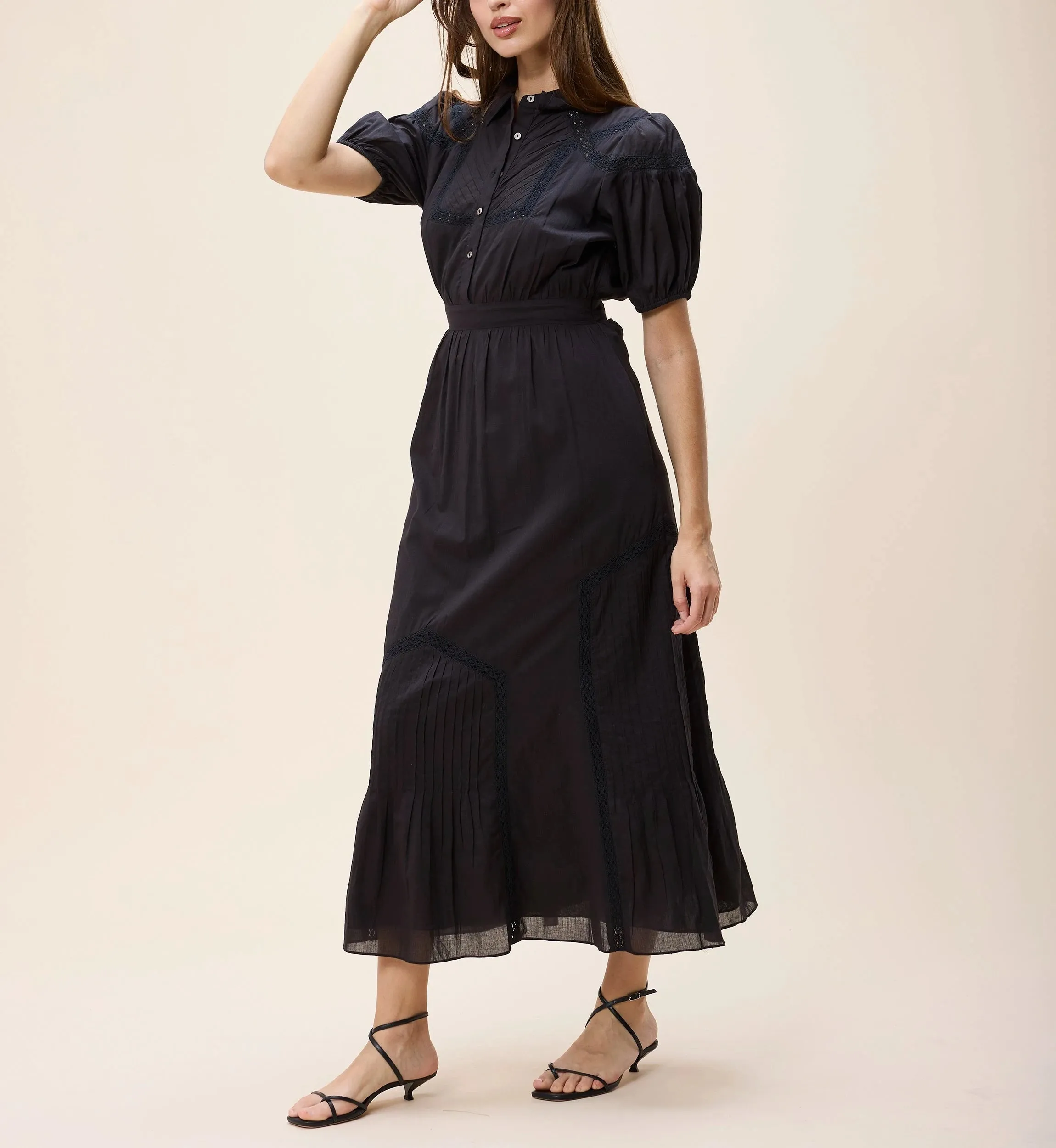 Milla Ankle Dress | Black sold by Cleobella product image thumbnail 2