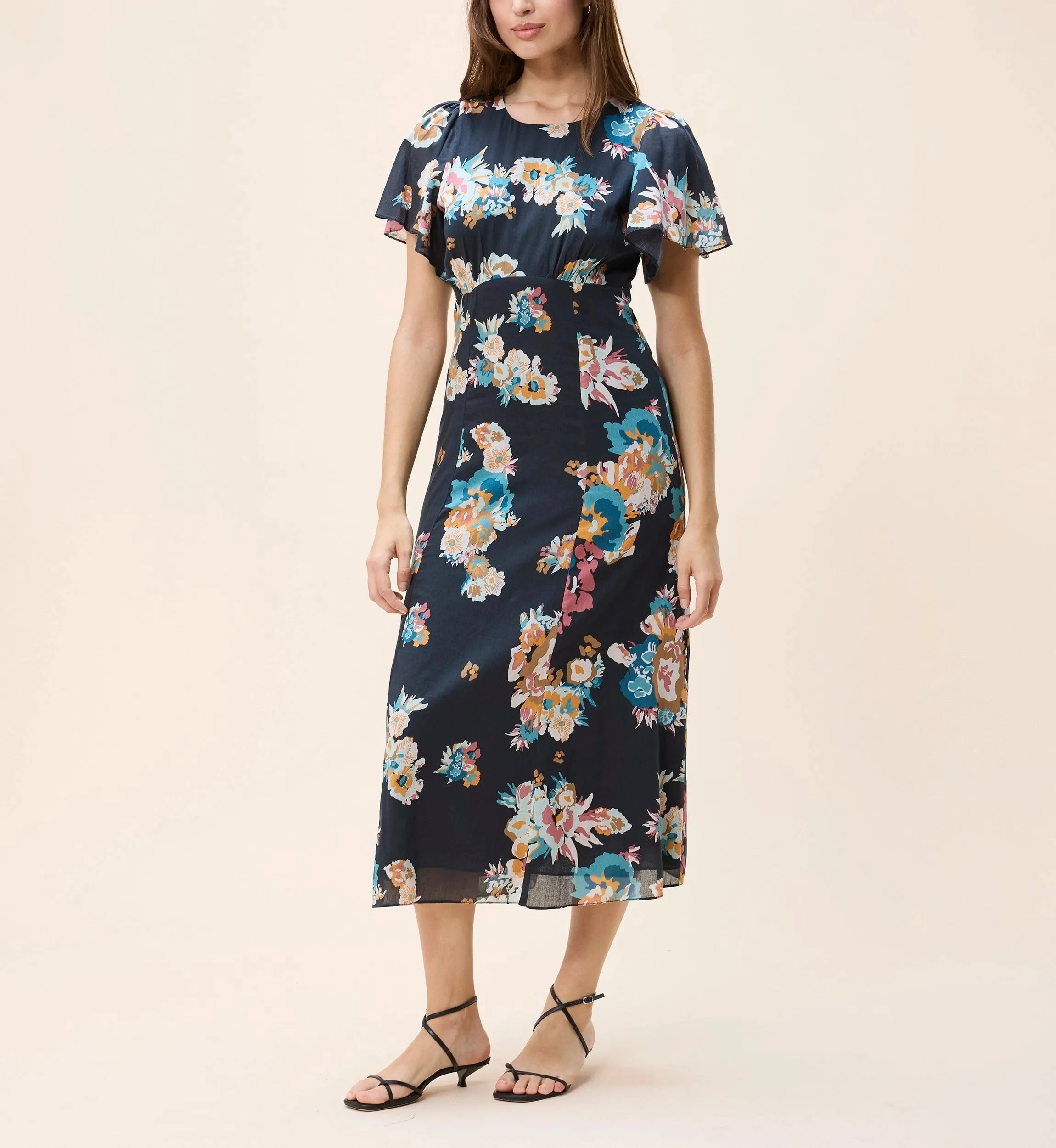 Elan Midi Dress | Vitet Floral sold by Cleobella product image thumbnail 3