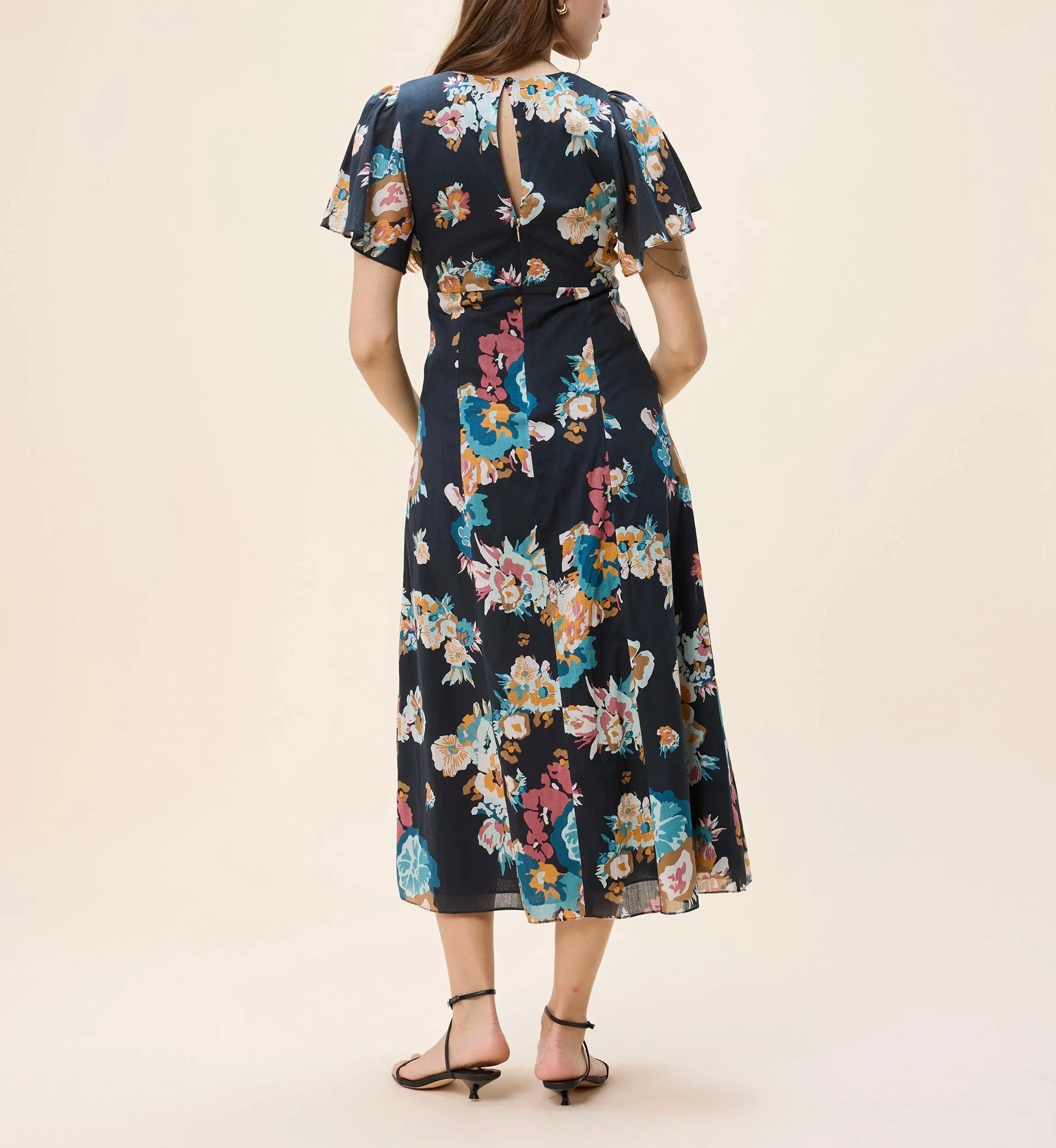 Elan Midi Dress | Vitet Floral sold by Cleobella product image thumbnail 4