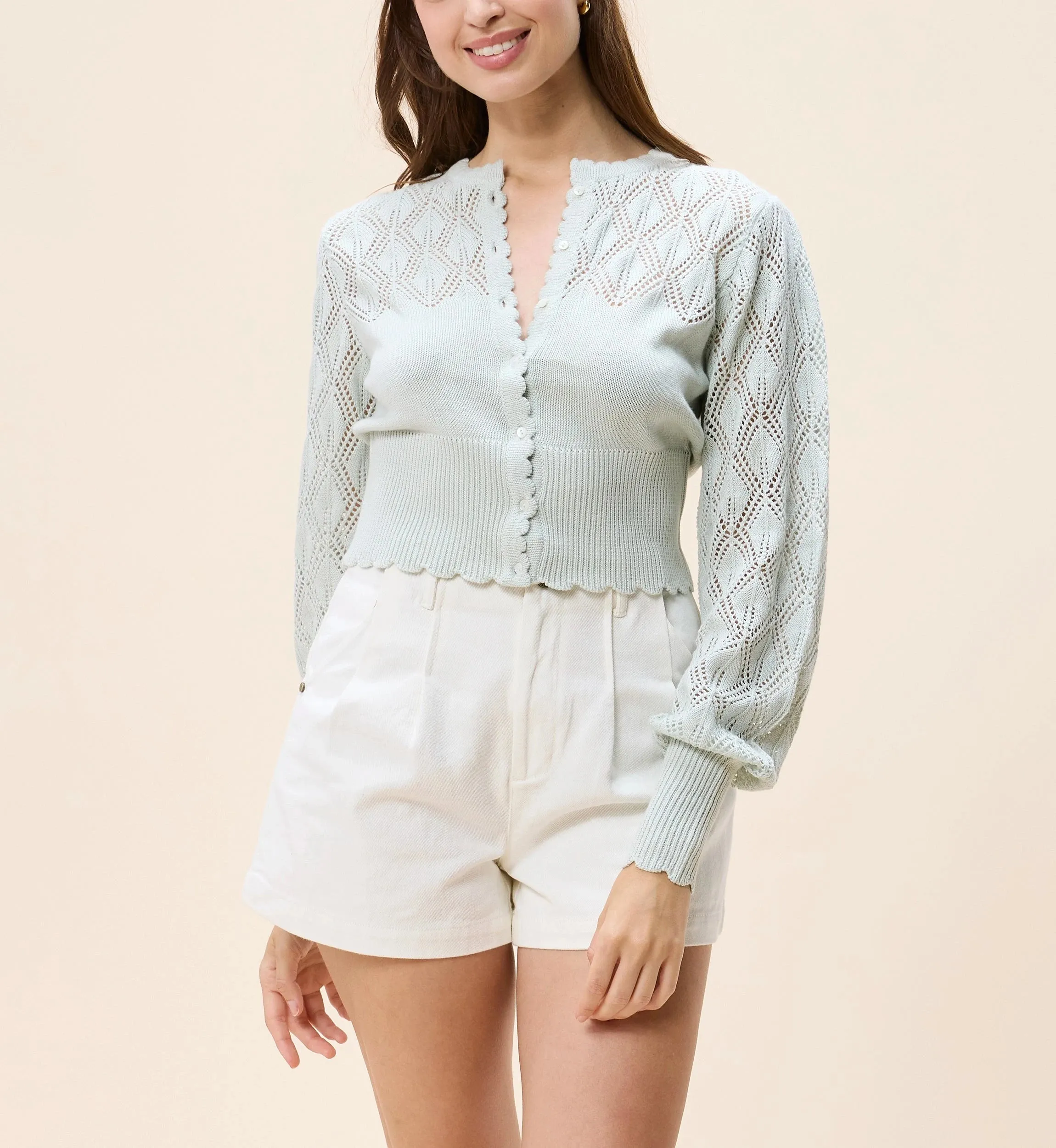 Roksi Sweater | Frosted Mint sold by Cleobella product image thumbnail 2