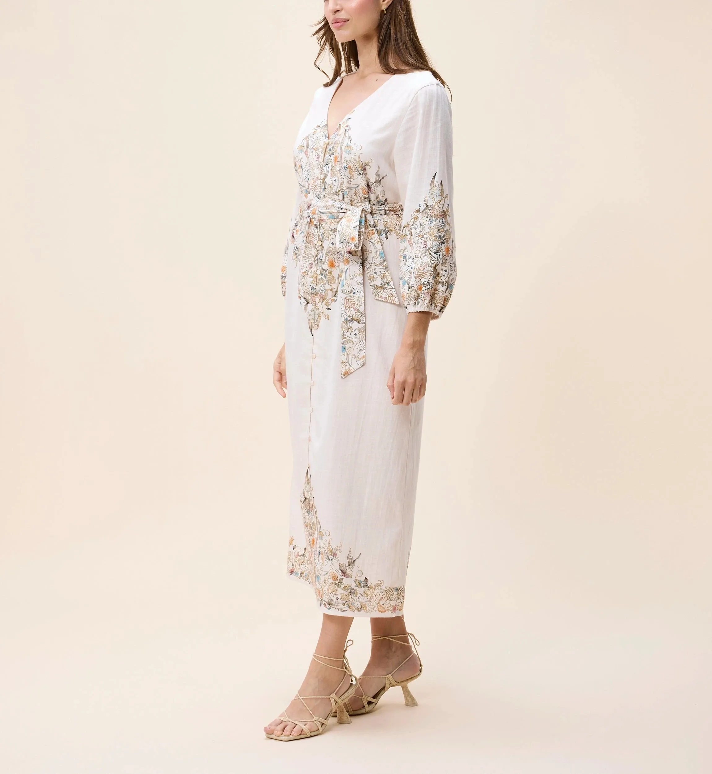 Seema Midi Dress | Bella Mer sold by Cleobella product image thumbnail 2