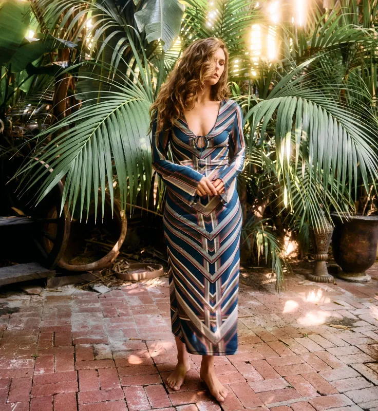 Anisa Cover Up Dress | Gustavia Print sold by Cleobella