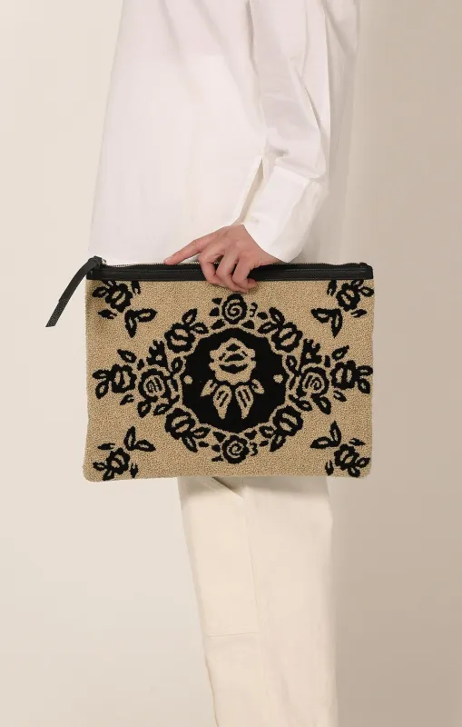 Botanico Clutch sold by Cleobella