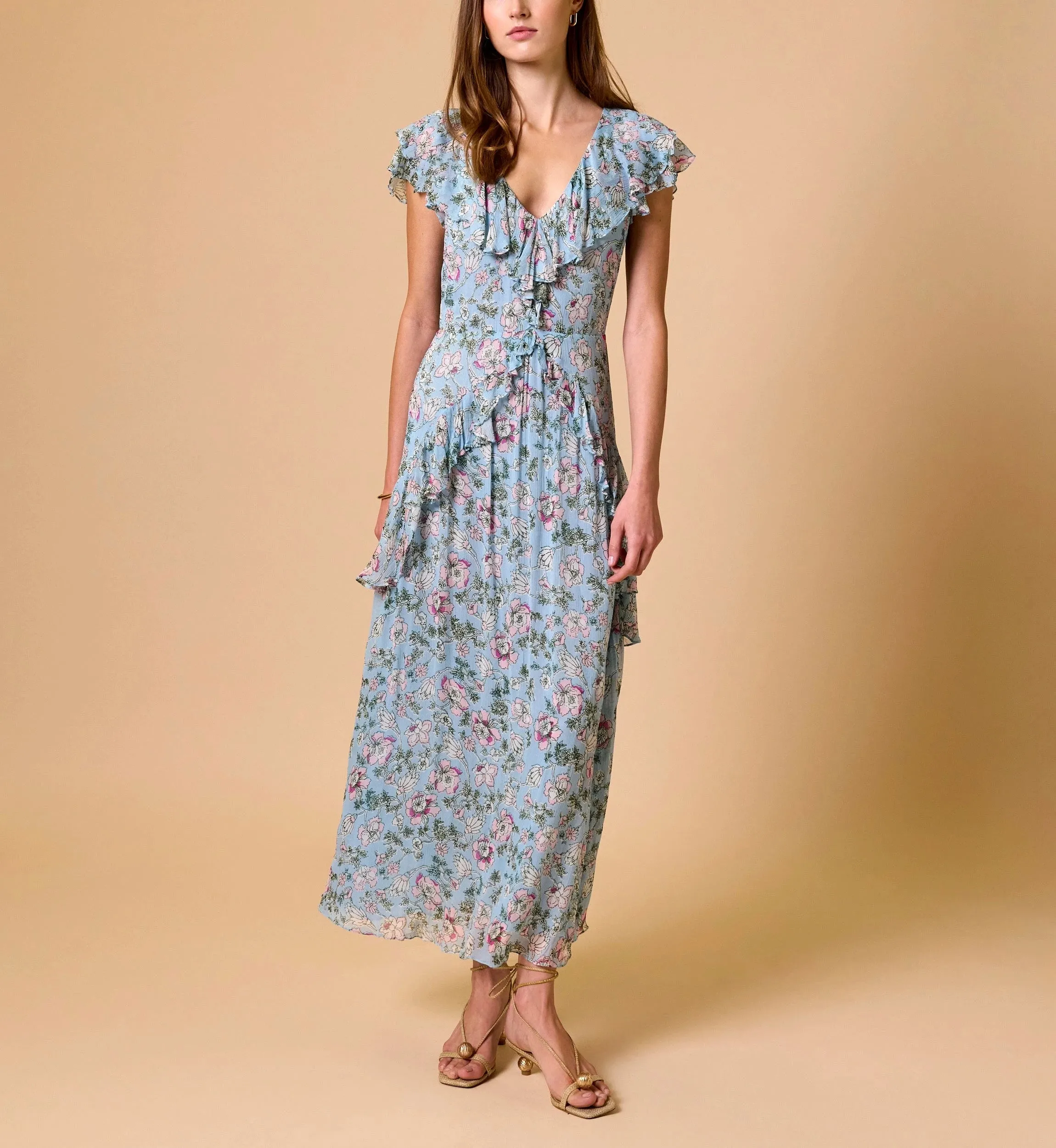 Sabina Ankle Dress | Luna Flora sold by Cleobella product image thumbnail 3