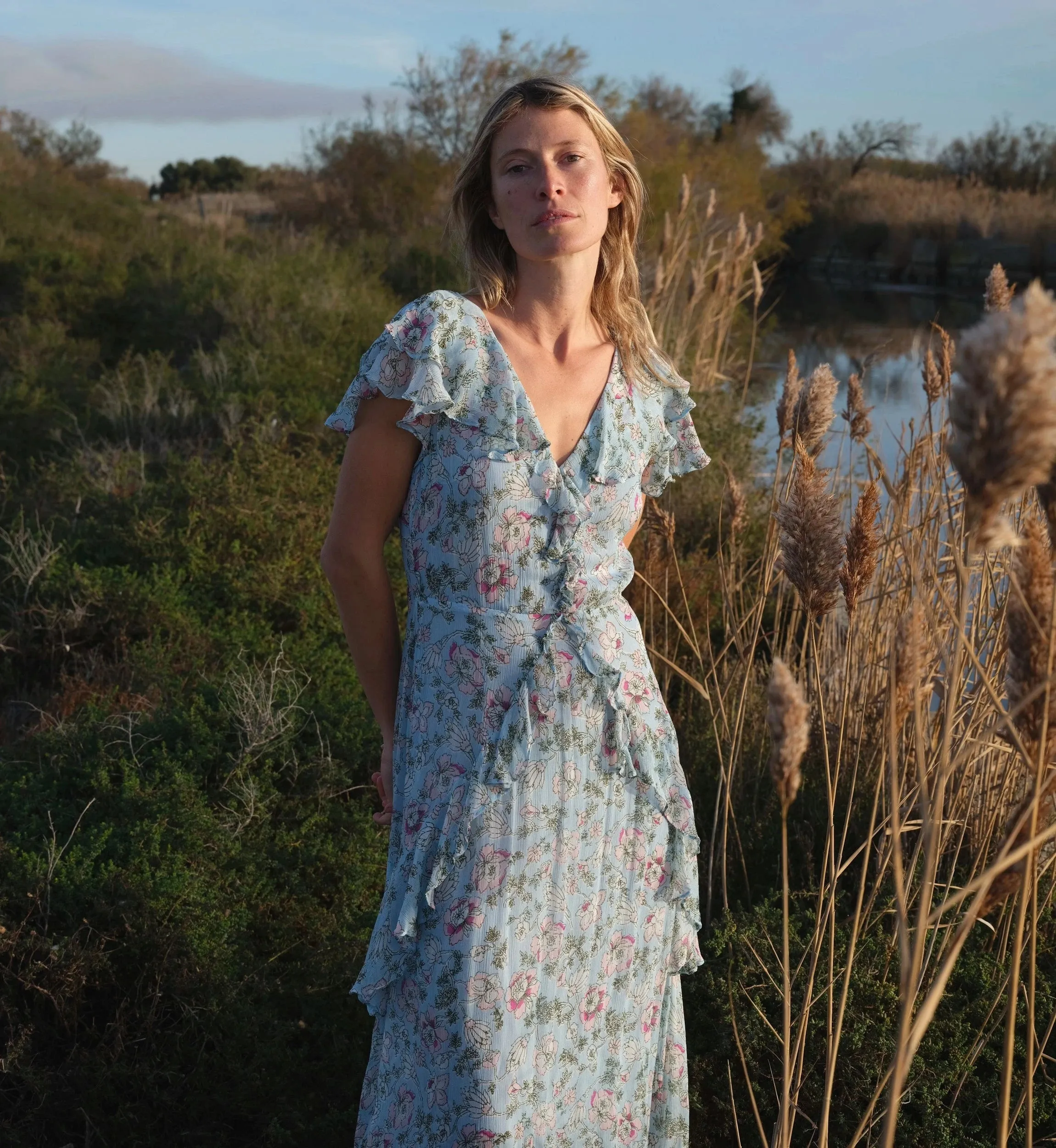 Sabina Ankle Dress | Luna Flora sold by Cleobella product image thumbnail 2