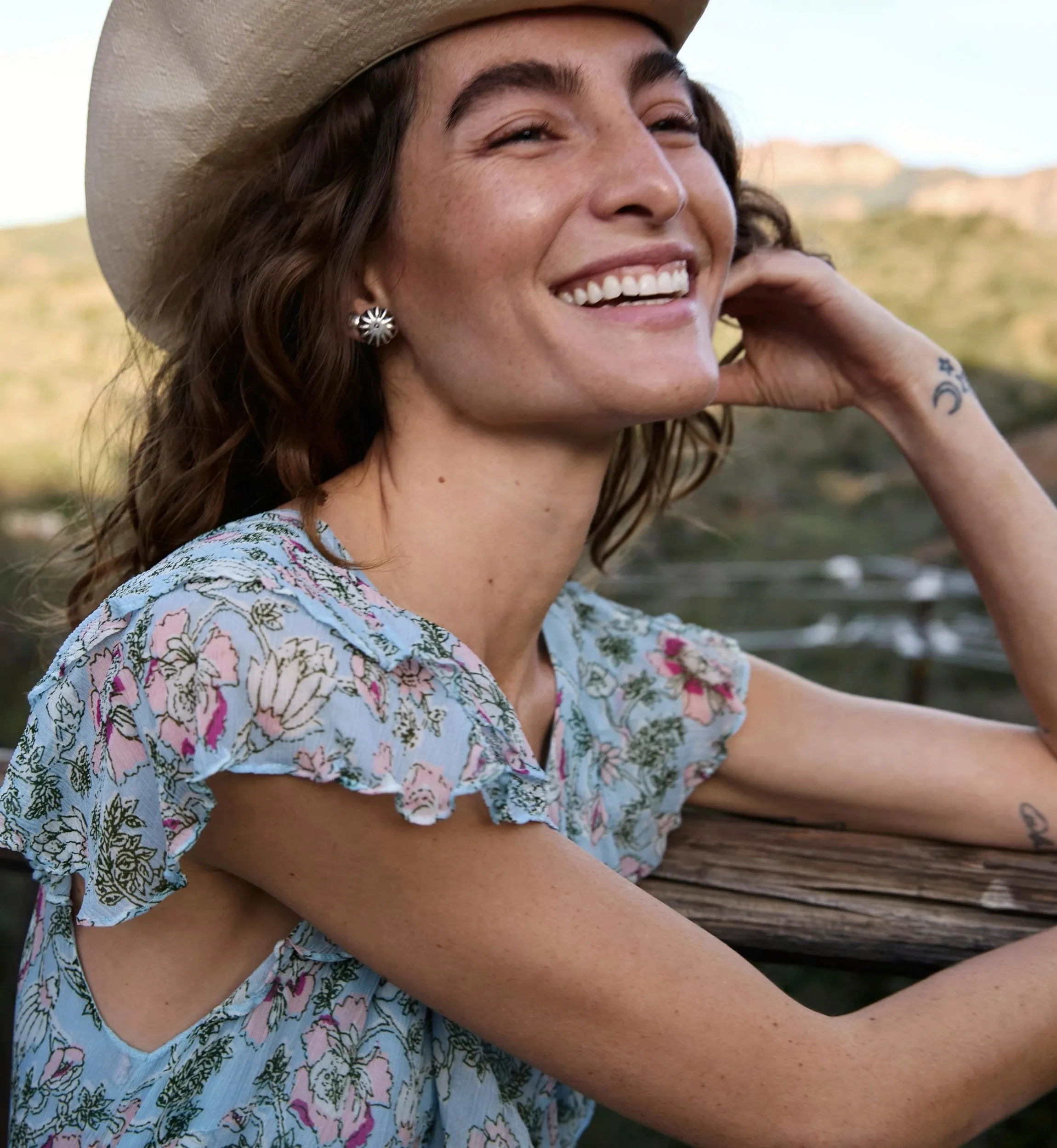 Sabina Ankle Dress | Luna Flora sold by Cleobella product image thumbnail 4