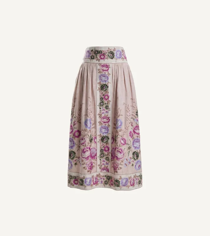 Doreen Midi Skirt | Silva sold by Cleobella