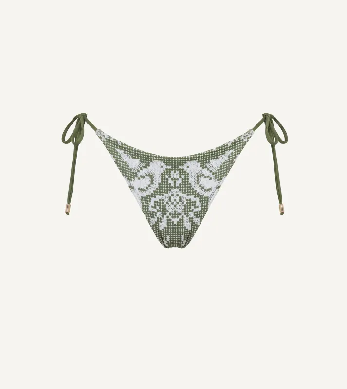 Marguerite Tie Side Bottom | Verdant Flight made by Cleobella