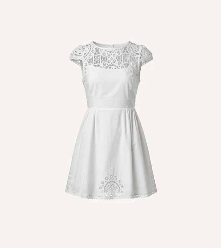 Gail Mini Dress | Ivory made by Cleobella
