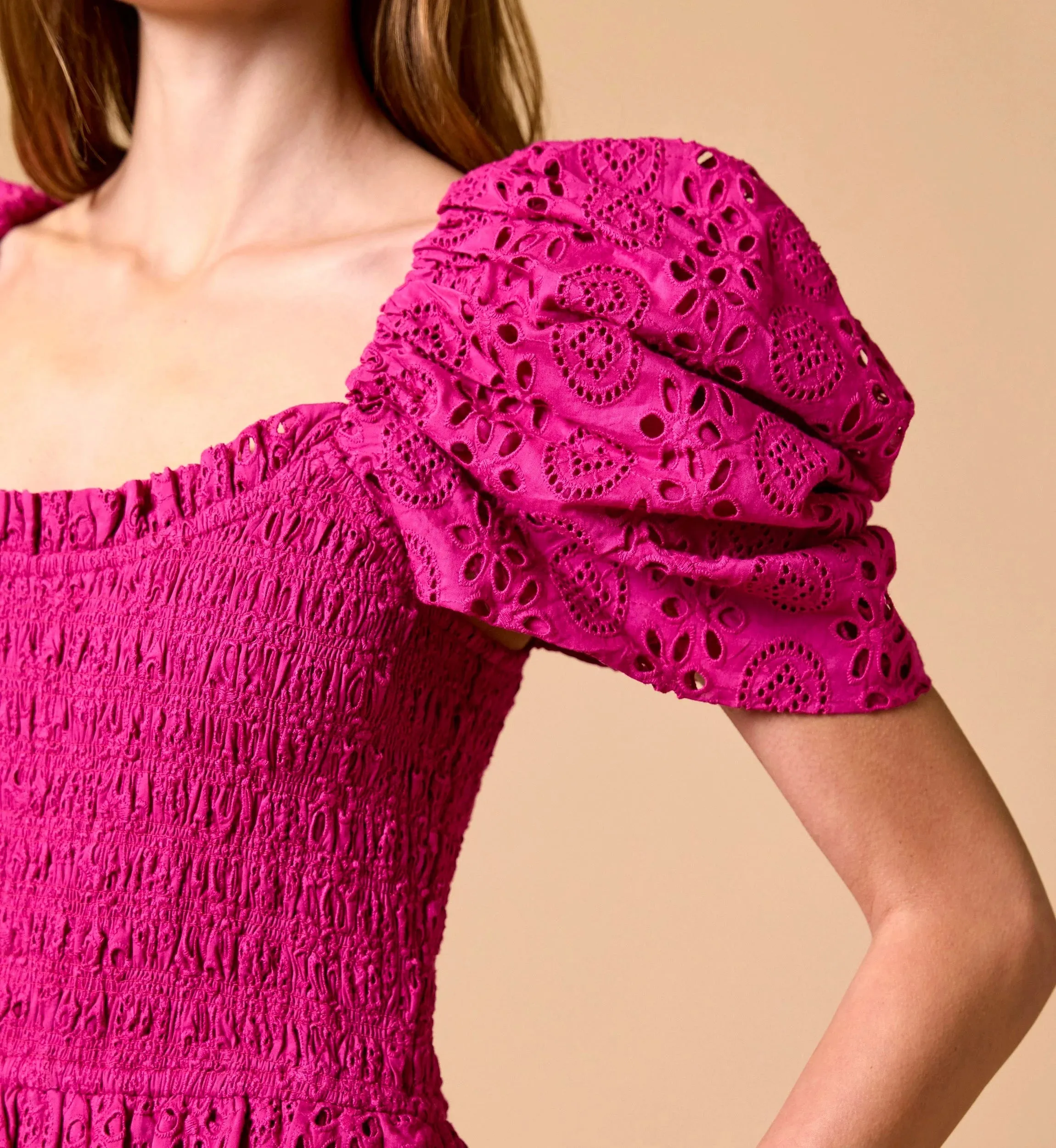 Fay Maxi Dress | Fuschia sold by Cleobella product image thumbnail 5