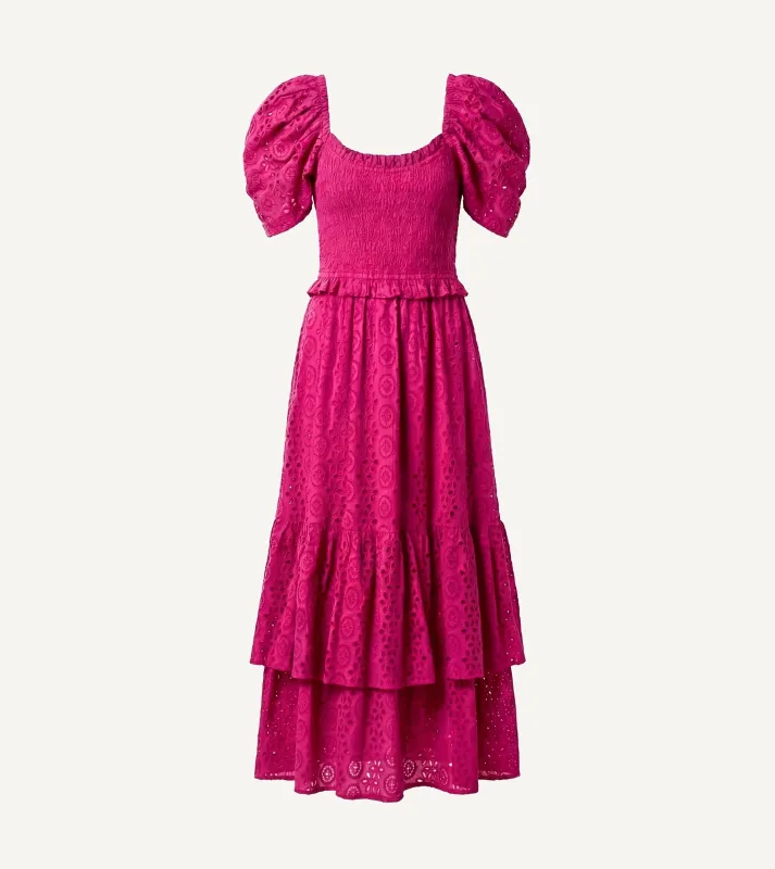 Fay Maxi Dress | Fuschia made by Cleobella