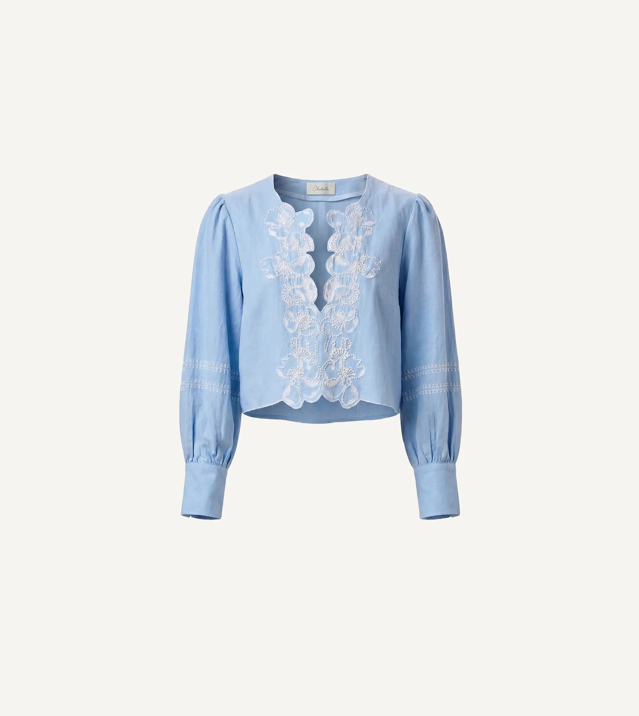 Manon Blouse | Glacier Lake sold by Cleobella