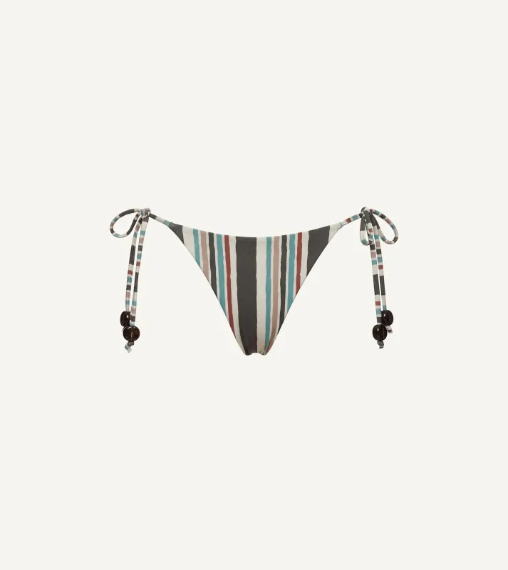 Marguerite Tie Side Bottom | Vecchio Stripe made by Cleobella