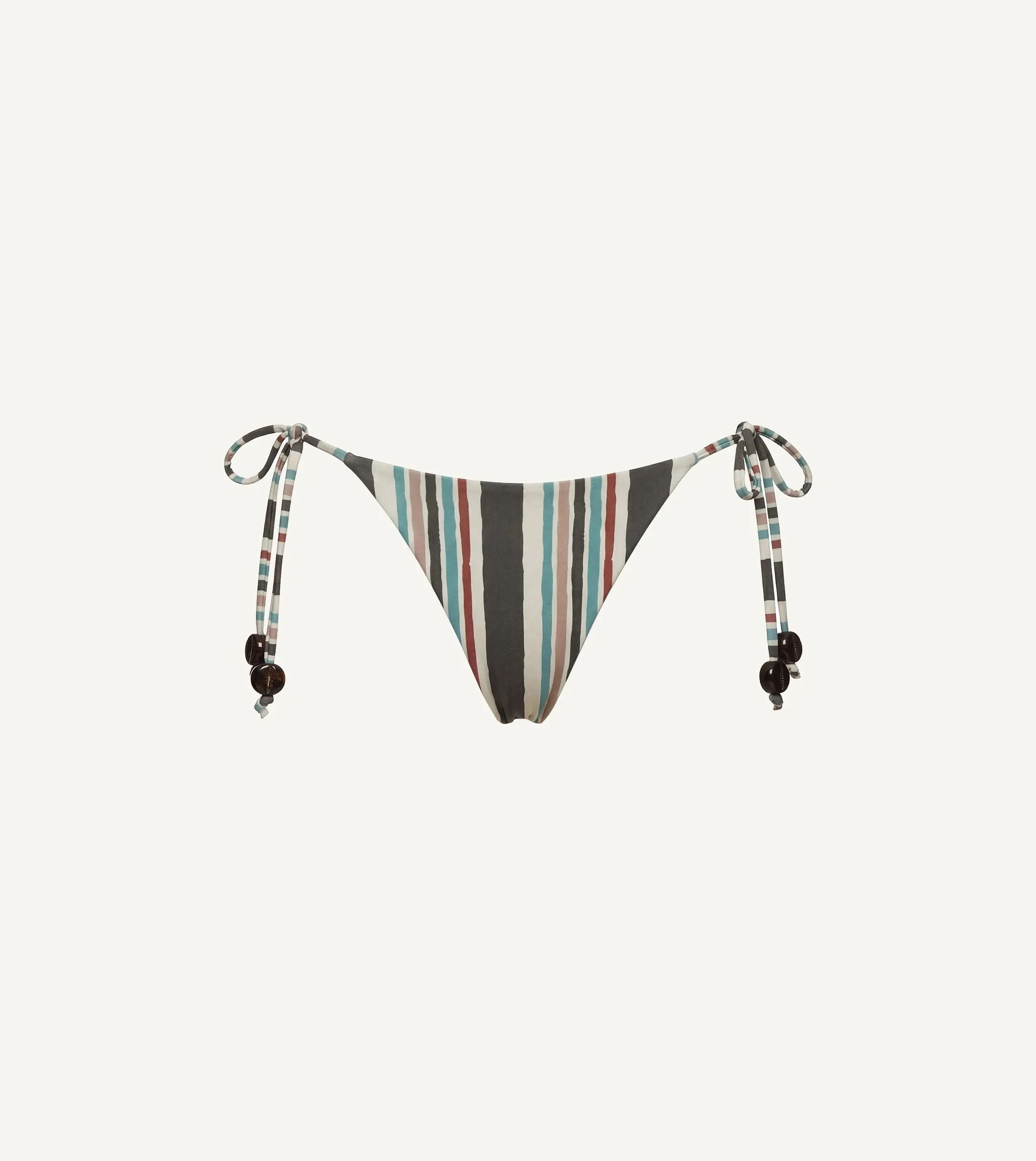Marguerite Tie Side Bottom | Vecchio Stripe sold by Cleobella