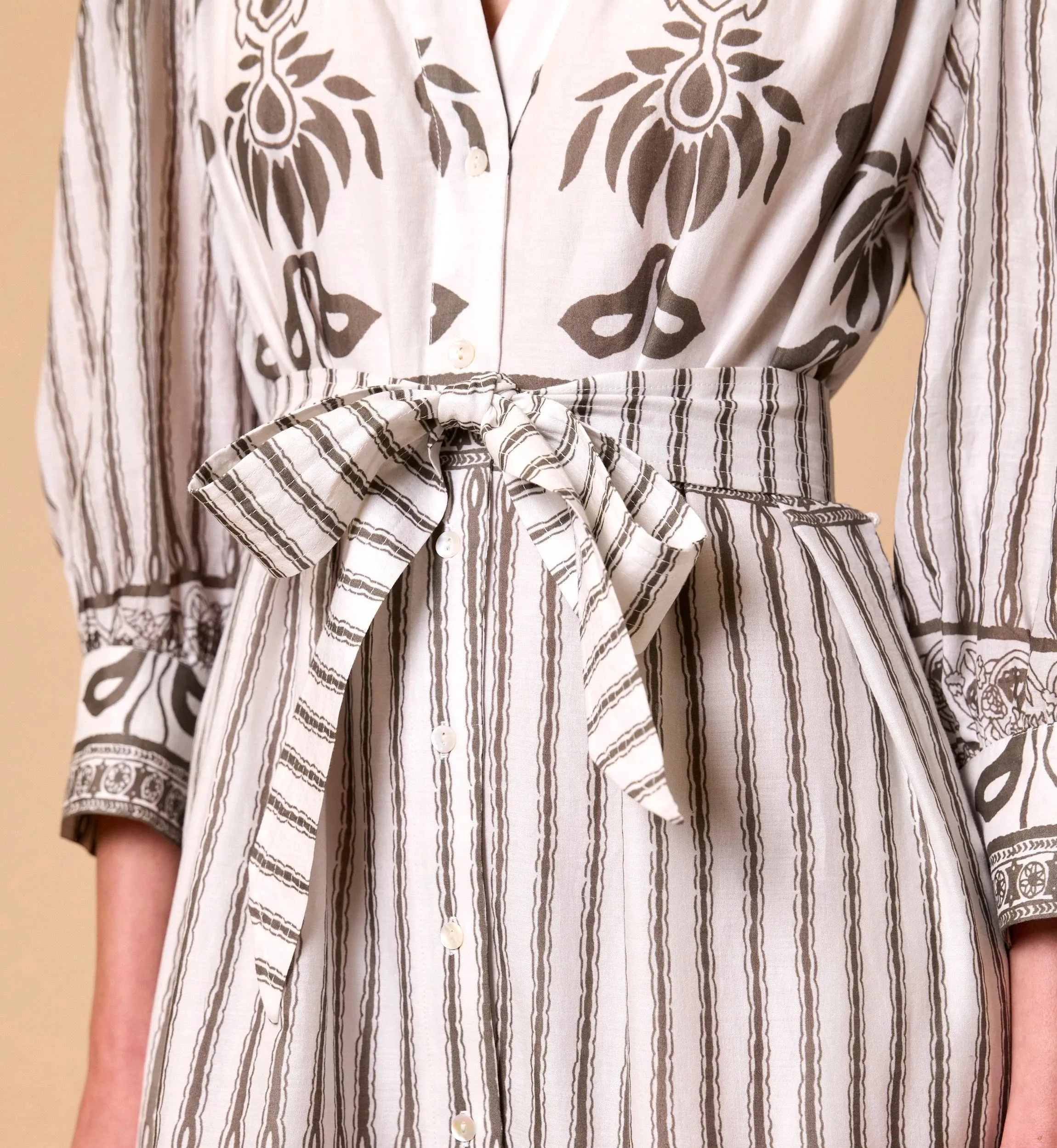Tavia Ankle Dress | Sable sold by Cleobella product image thumbnail 3