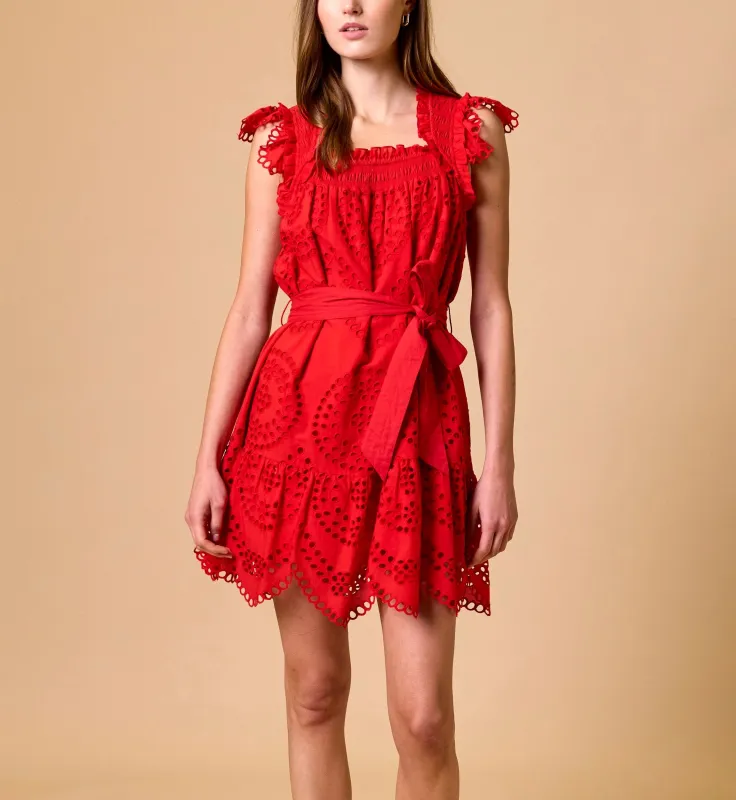 Mireya Mini Dress | Goji Berry made by Cleobella