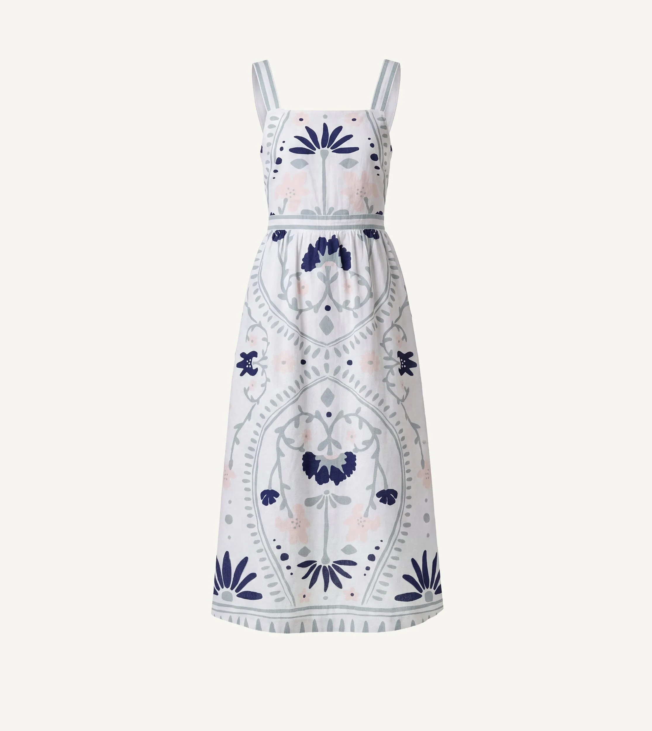 Carmen Midi Dress | Liliana Blue Surf sold by Cleobella