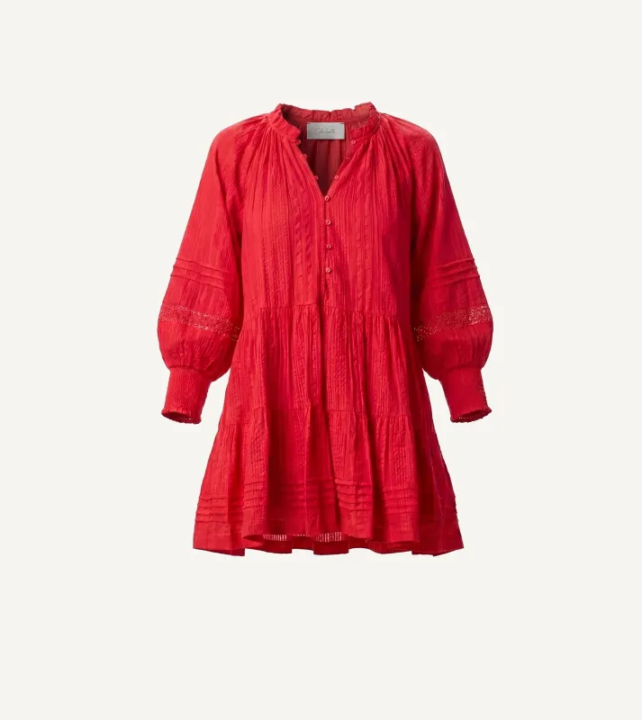 Meadow Mini Dress | Goji Berry made by Cleobella