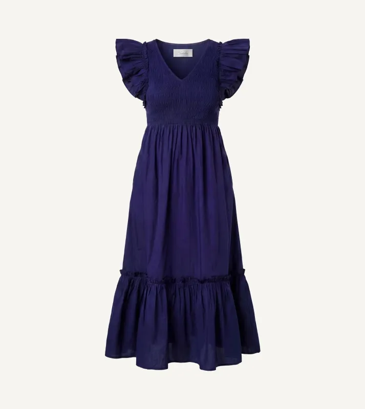 Gladys Ankle Dress | Peacoat made by Cleobella