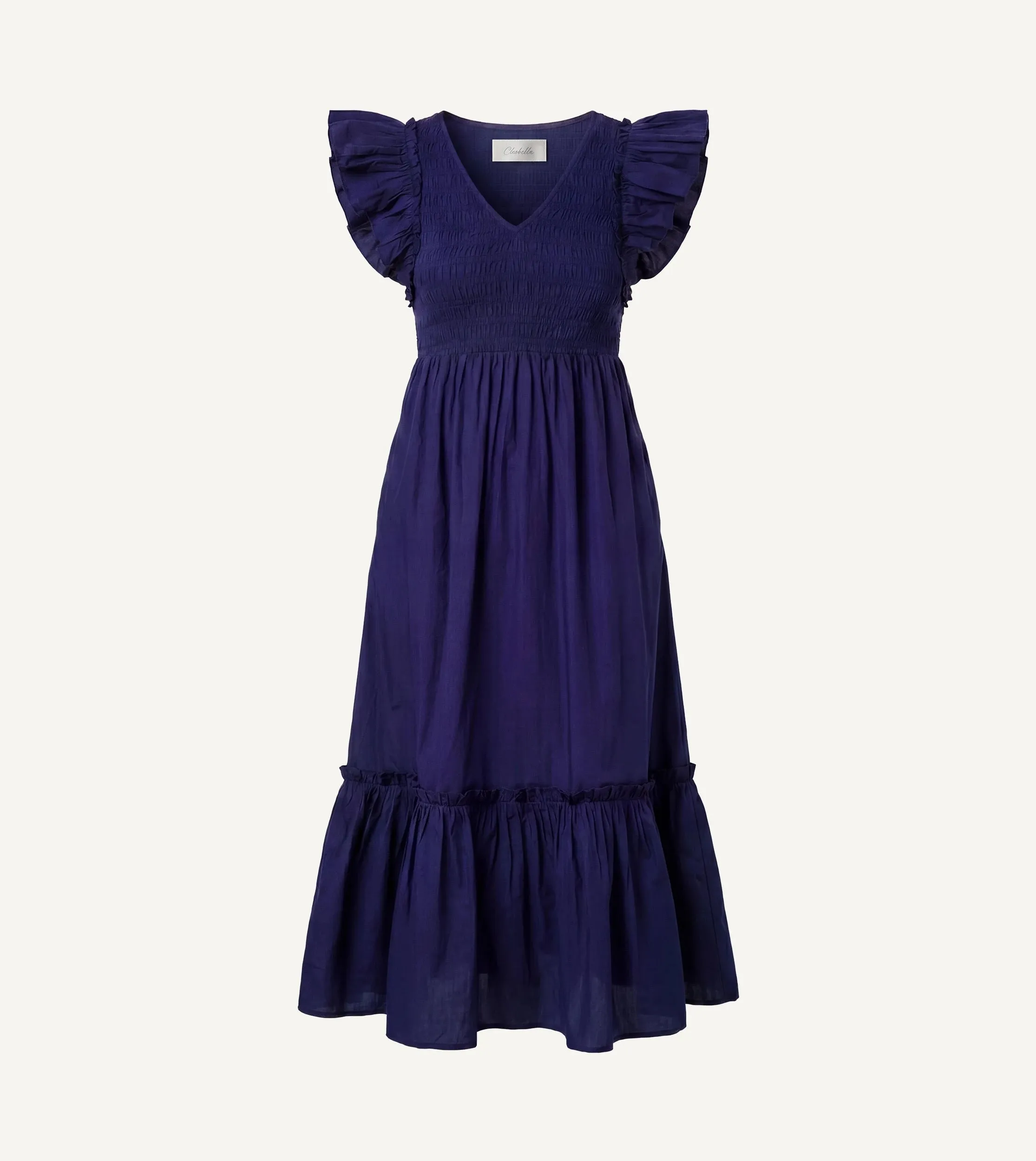 Gladys Ankle Dress | Peacoat sold by Cleobella