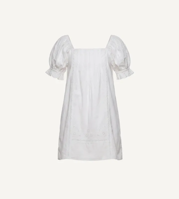 Nisreen Mini Dress | Ivory made by Cleobella