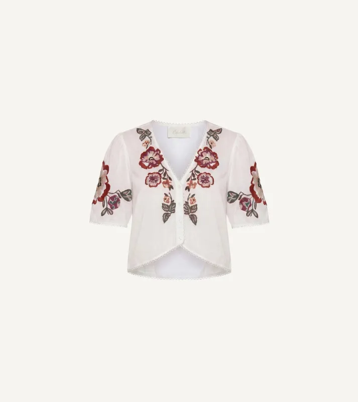 Brett Top | Ivory made by Cleobella
