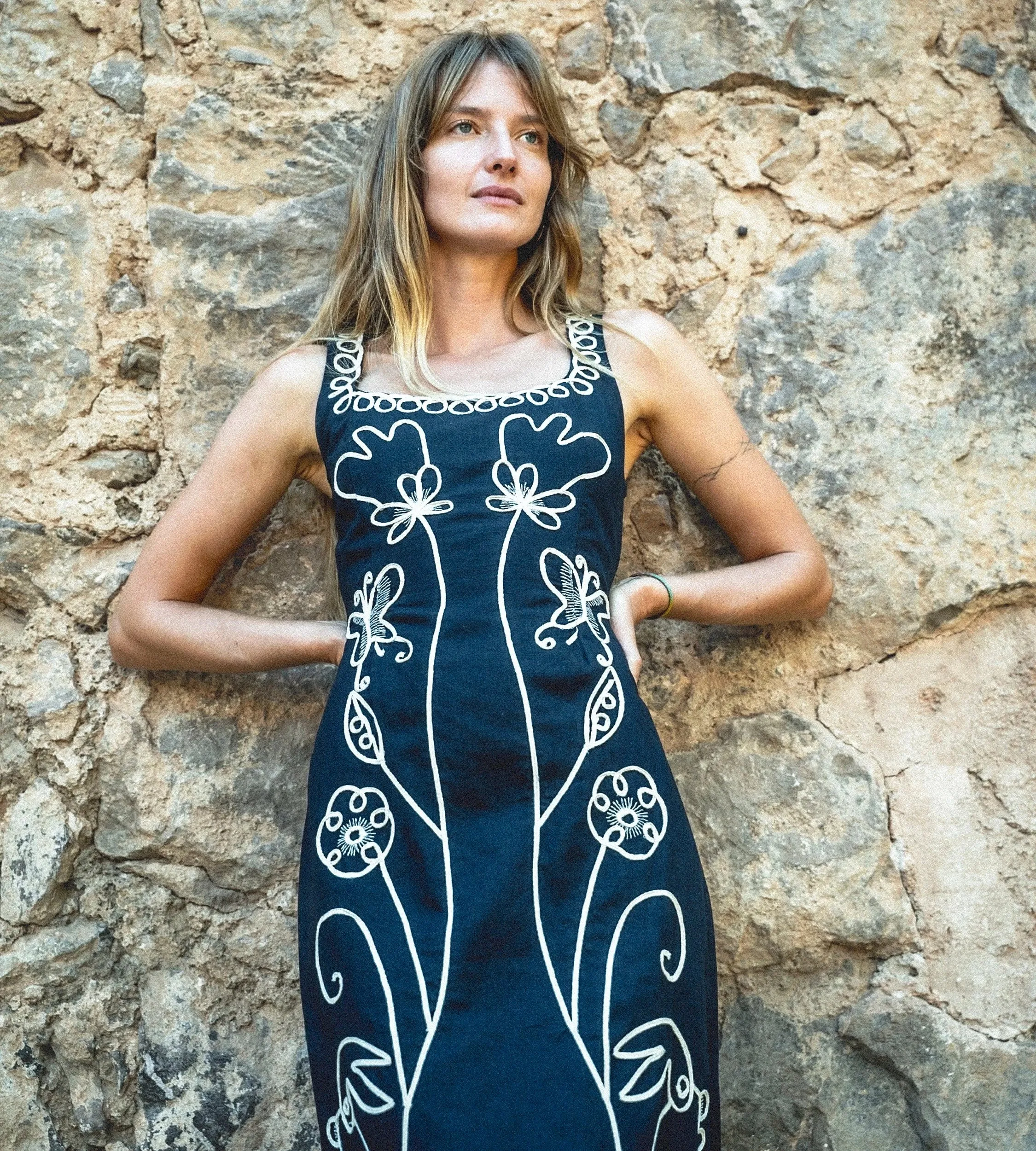 Ruxandra Midi Dress | Black sold by Cleobella product image thumbnail 5