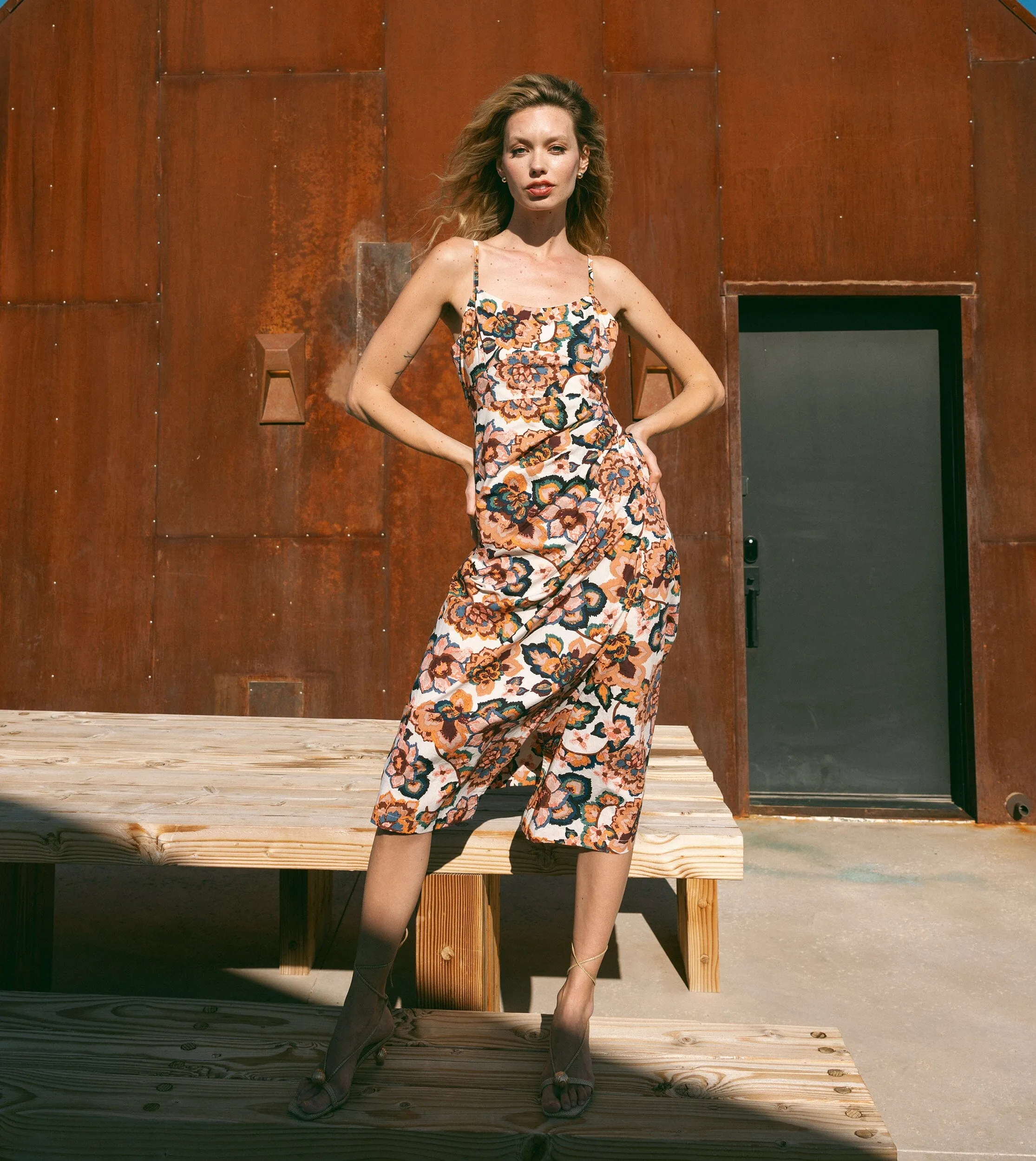 Geraldine Midi Dress | Desert Floral sold by Cleobella product image thumbnail 2