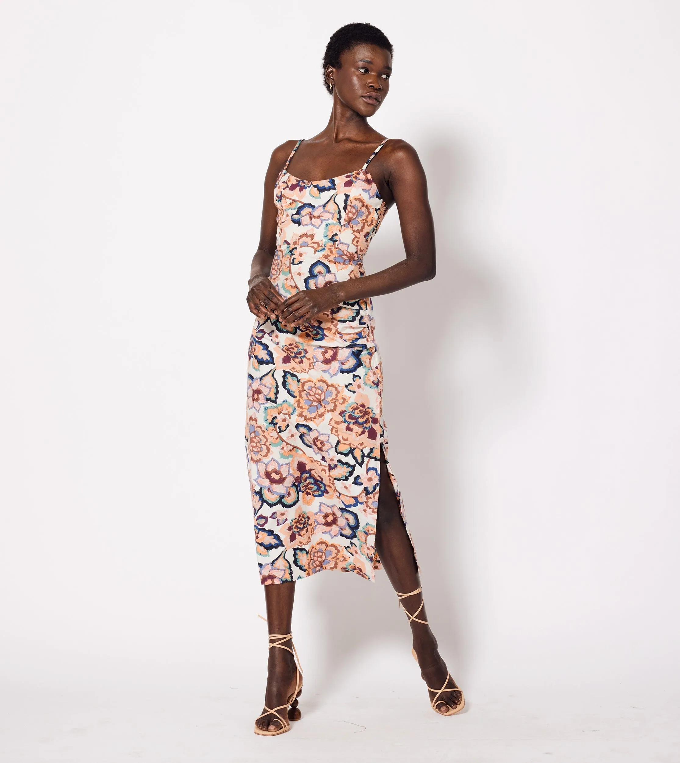 Geraldine Midi Dress | Desert Floral sold by Cleobella product image thumbnail 3