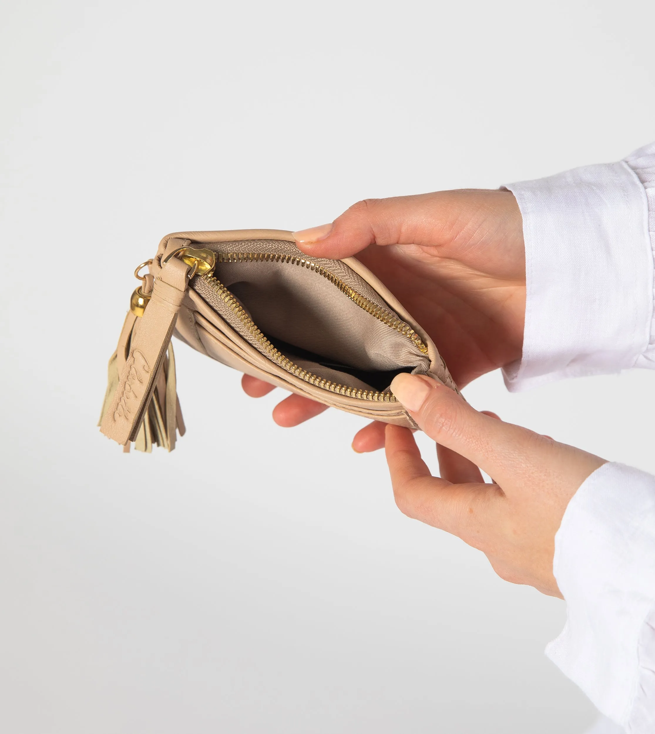 Marisa Coin Purse | Bone sold by Cleobella product image thumbnail 3