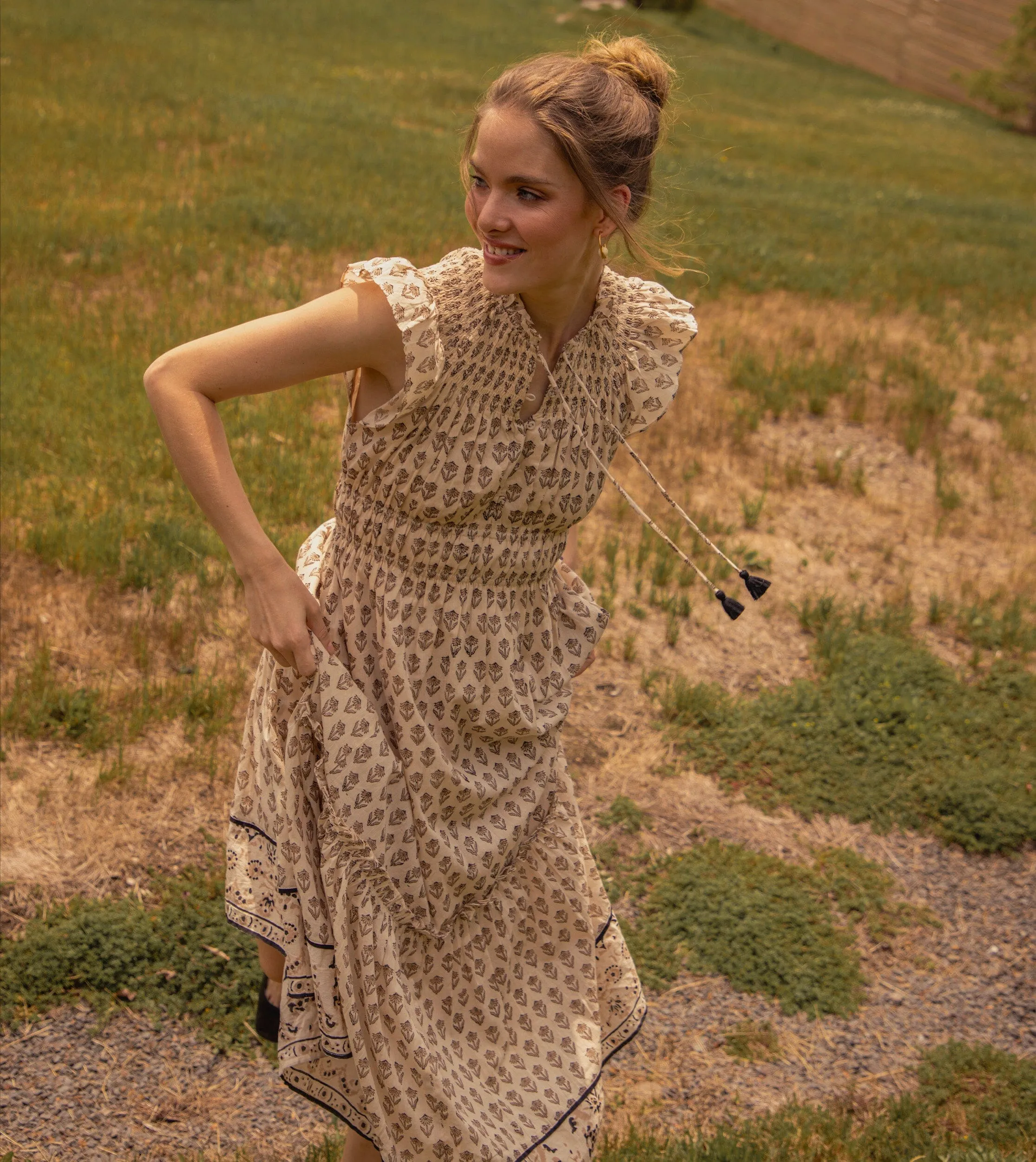 Indira Ankle Dress | Delilah sold by Cleobella product image thumbnail 3