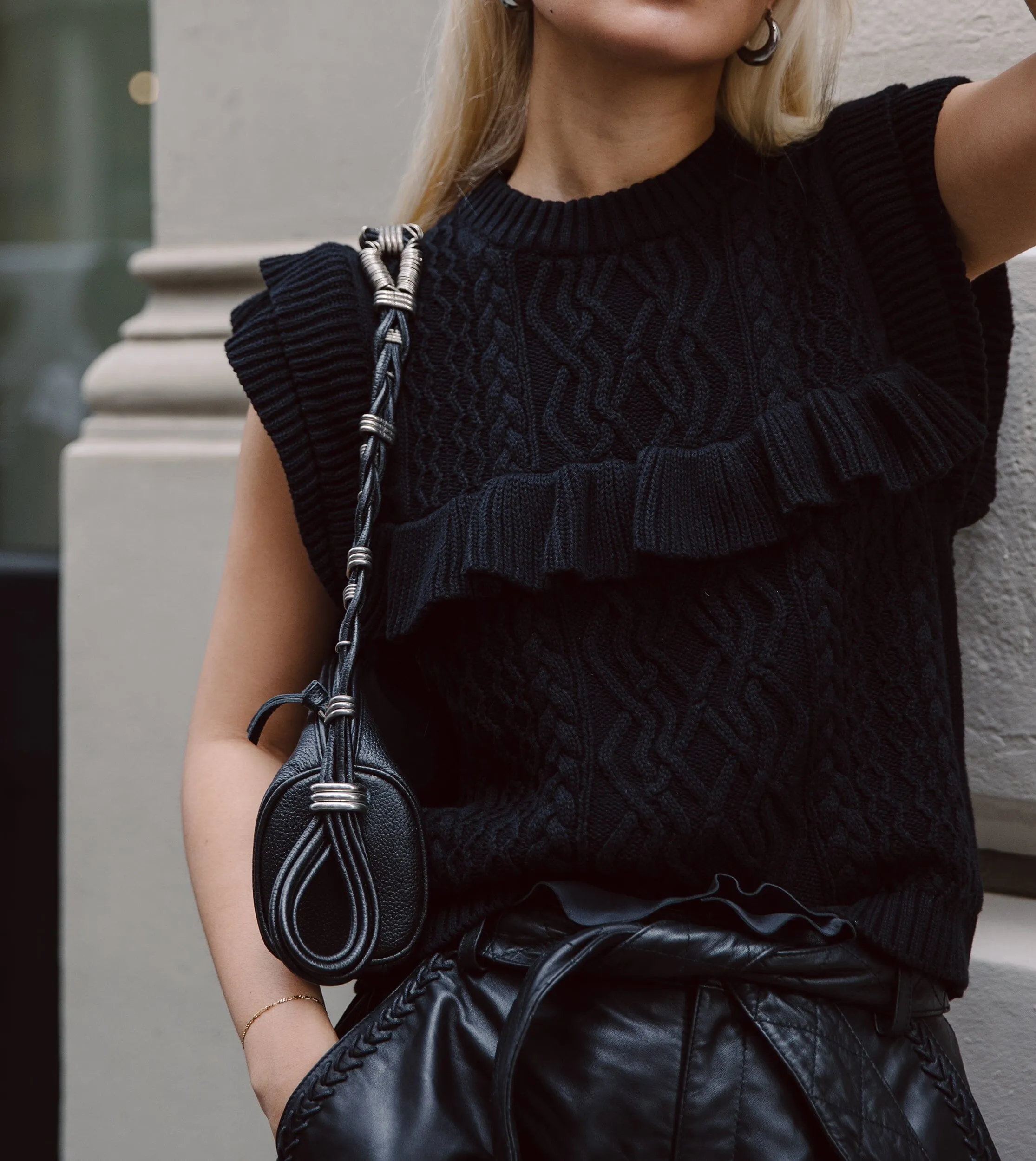 Toledo Handbag | Black sold by Cleobella product image thumbnail 5