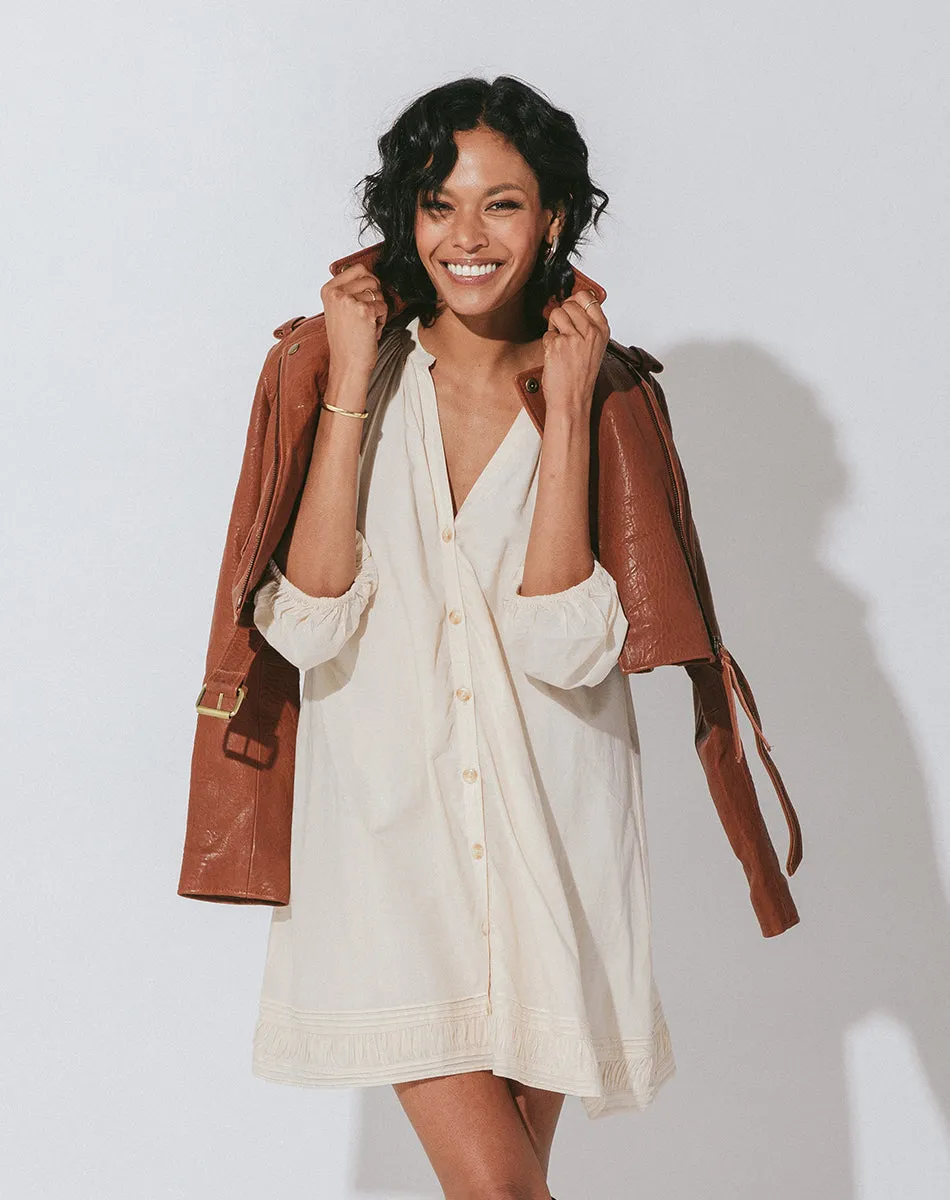 Leather Jacket | Cognac sold by Cleobella product image thumbnail 2