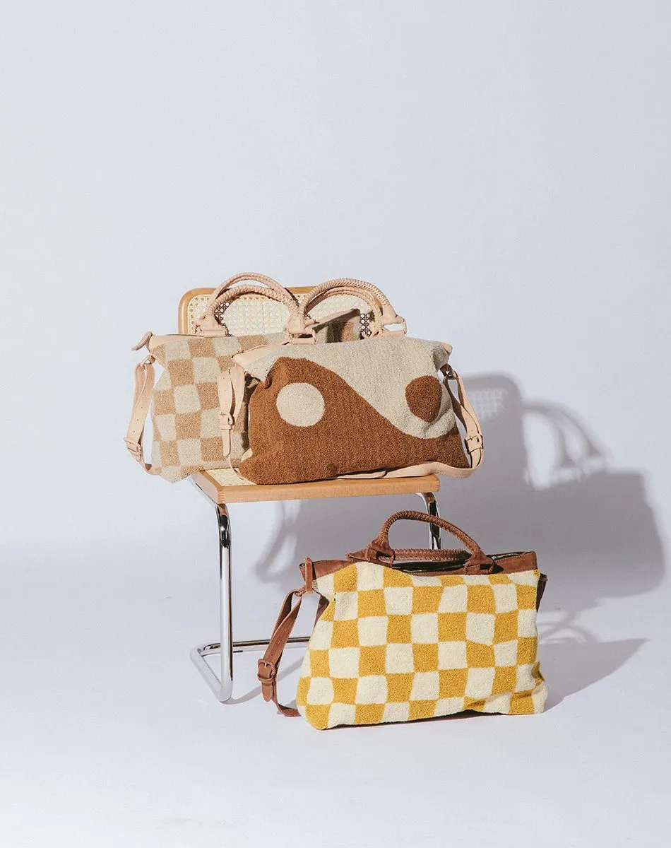 Weekender | Checkered Honey sold by Cleobella product image thumbnail 2