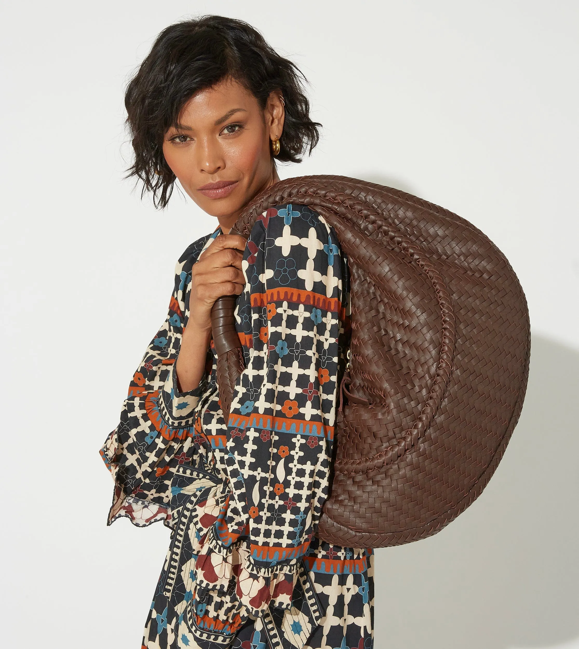 Palena Large Hobo | Chocolate sold by Cleobella product image thumbnail 3