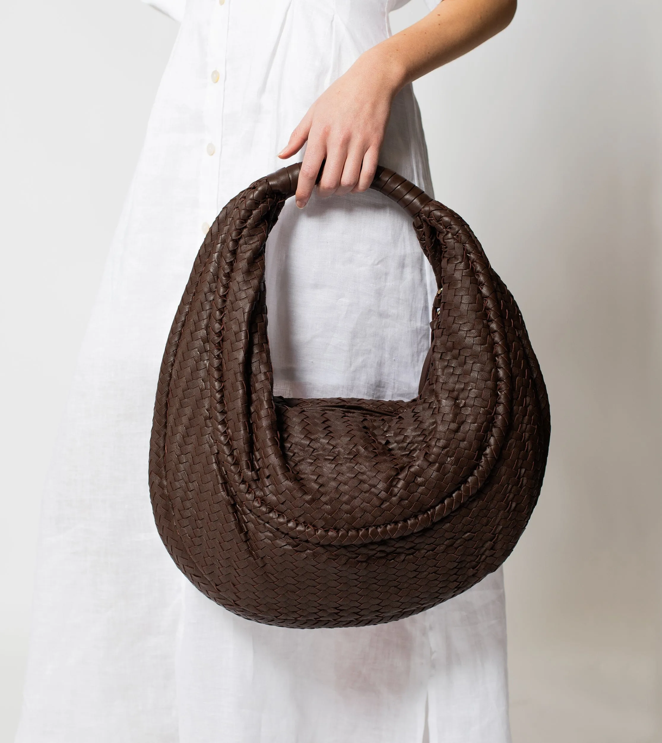 Palena Large Hobo | Chocolate sold by Cleobella