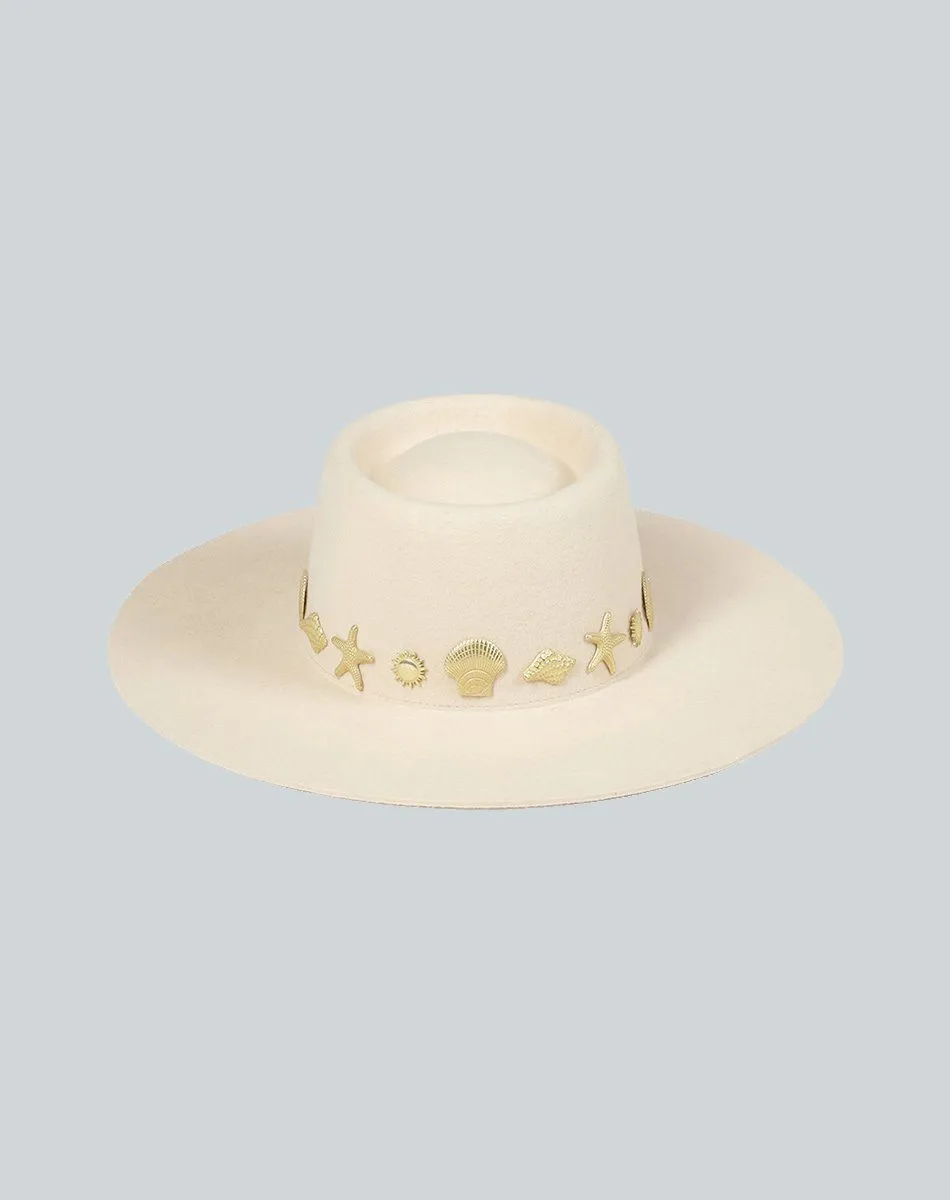 Seaside Boater sold by Cleobella