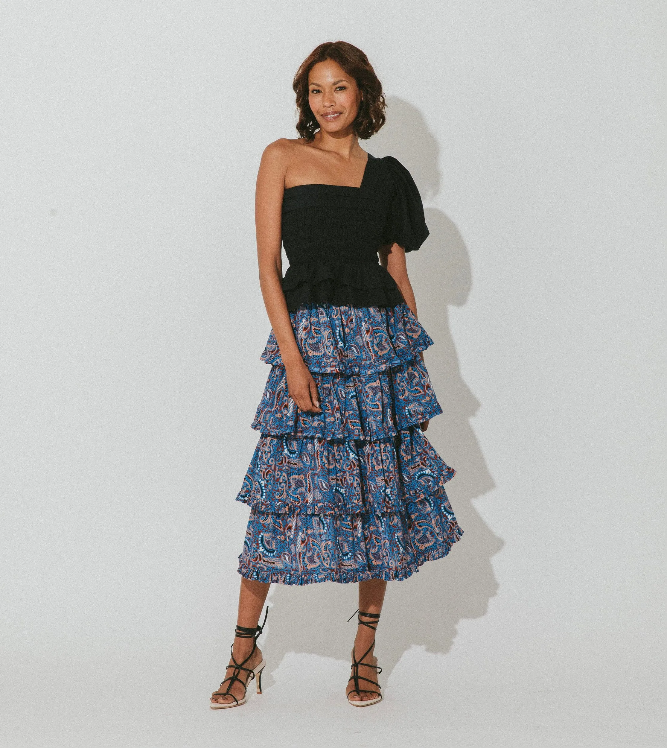 Lana Midi Skirt | Lazuli sold by Cleobella product image thumbnail 3